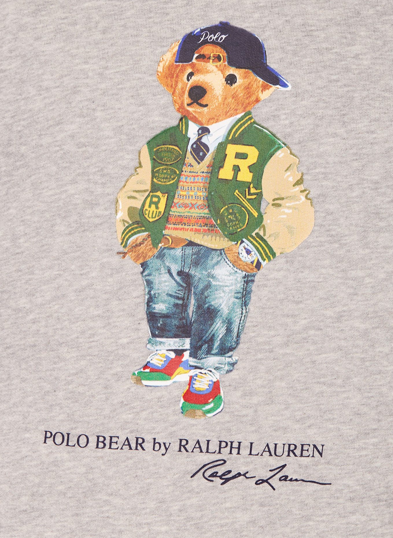 POLO RALPH LAUREN Sweatshirt, Farbe: HELLGRAU/ BLAU/ GRÜN (Bild 3)