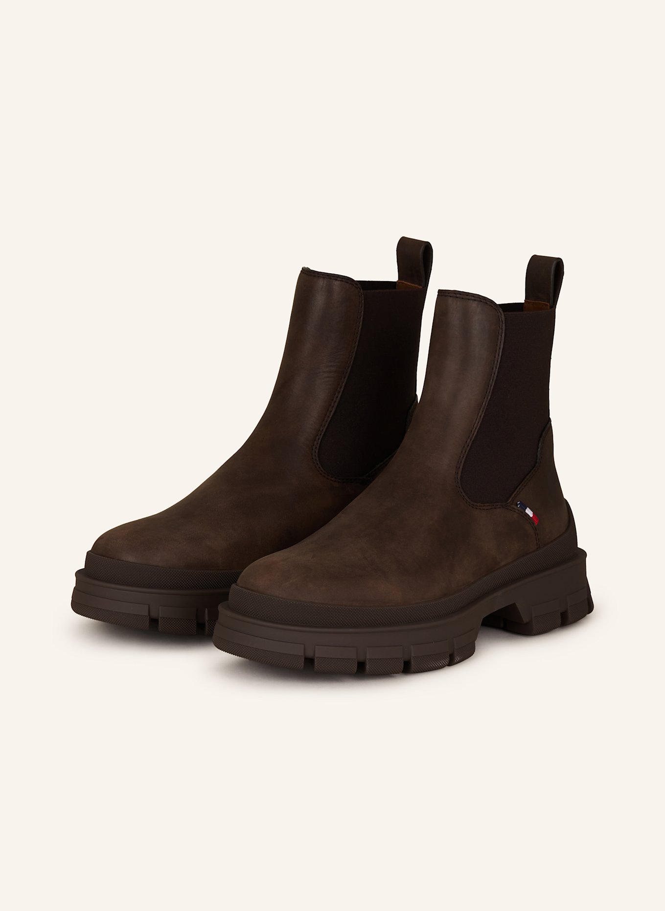 MONCLER Chelsea-Boots HEVEA: DUNKELBRAUN