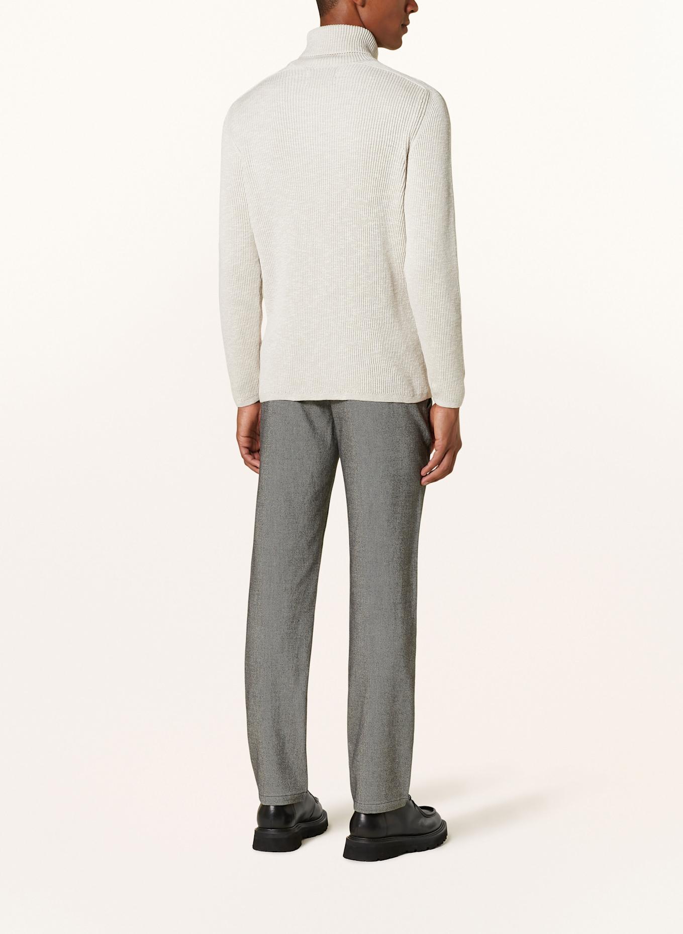 Marc O'Polo Shaped fit chinos with shaping effect, Color: GRAY/ BLACK (Image 3)