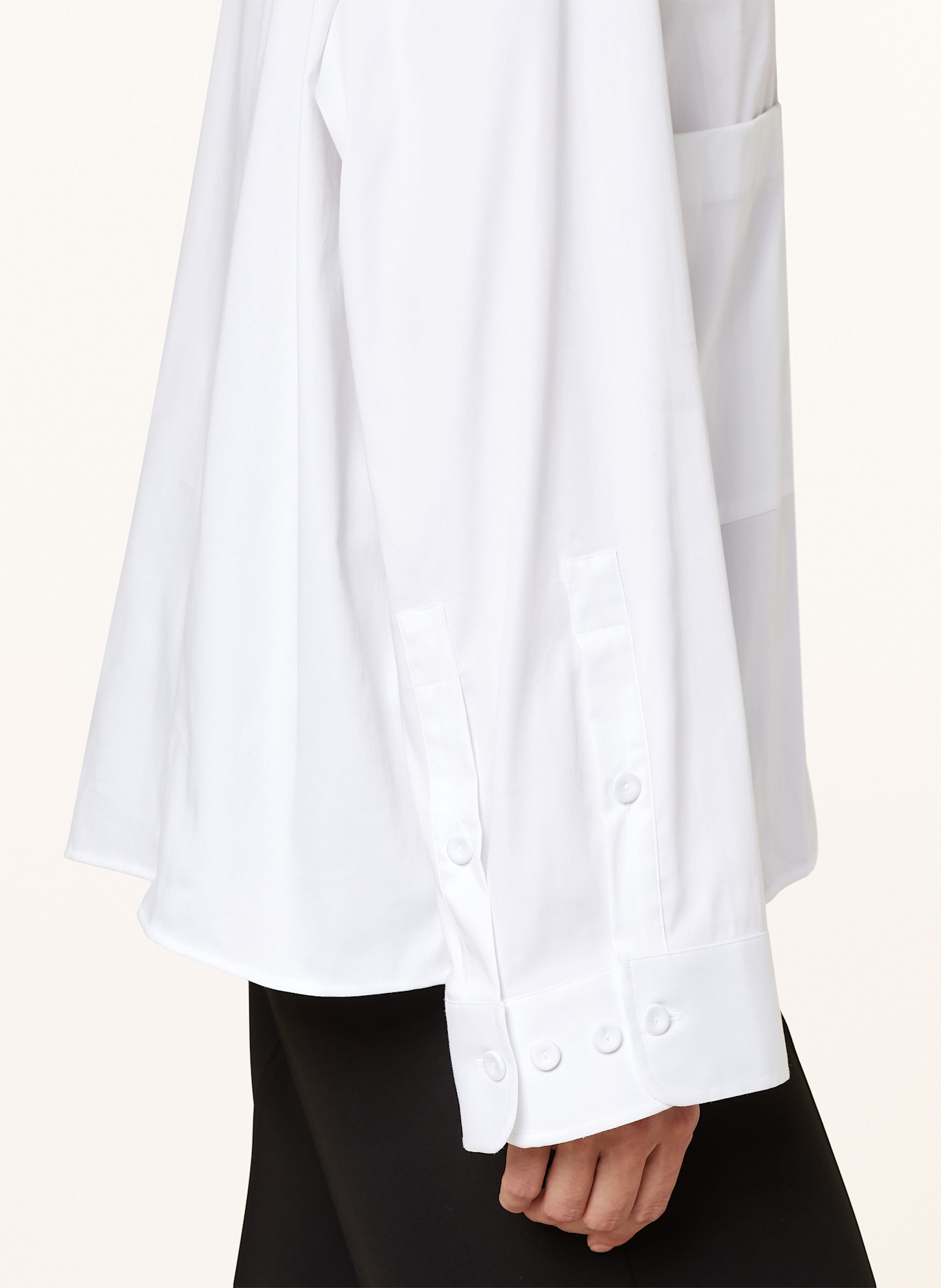 Soluzione Shirt blouse, Color: WHITE (Image 4)