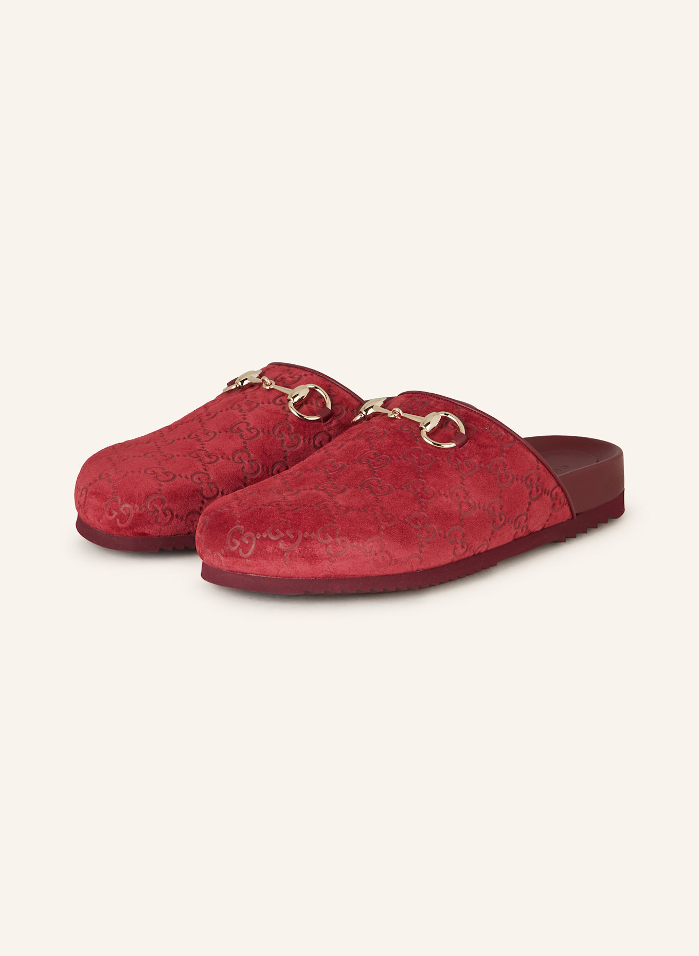 GUCCI Pantoletten: 6207 ROSSO ANCORA/ROS.ANC