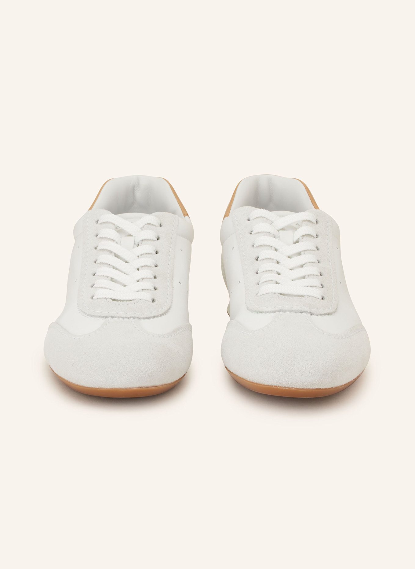 HOGAN Sneakers OLYMPIA, Color: WHITE/ CAMEL (Image 3)