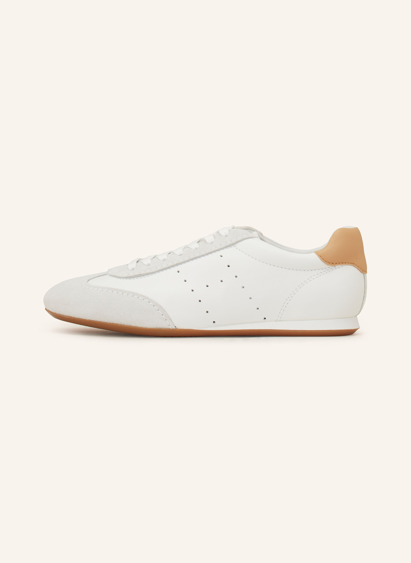 HOGAN Sneakers OLYMPIA, Color: WHITE/ CAMEL (Image 4)