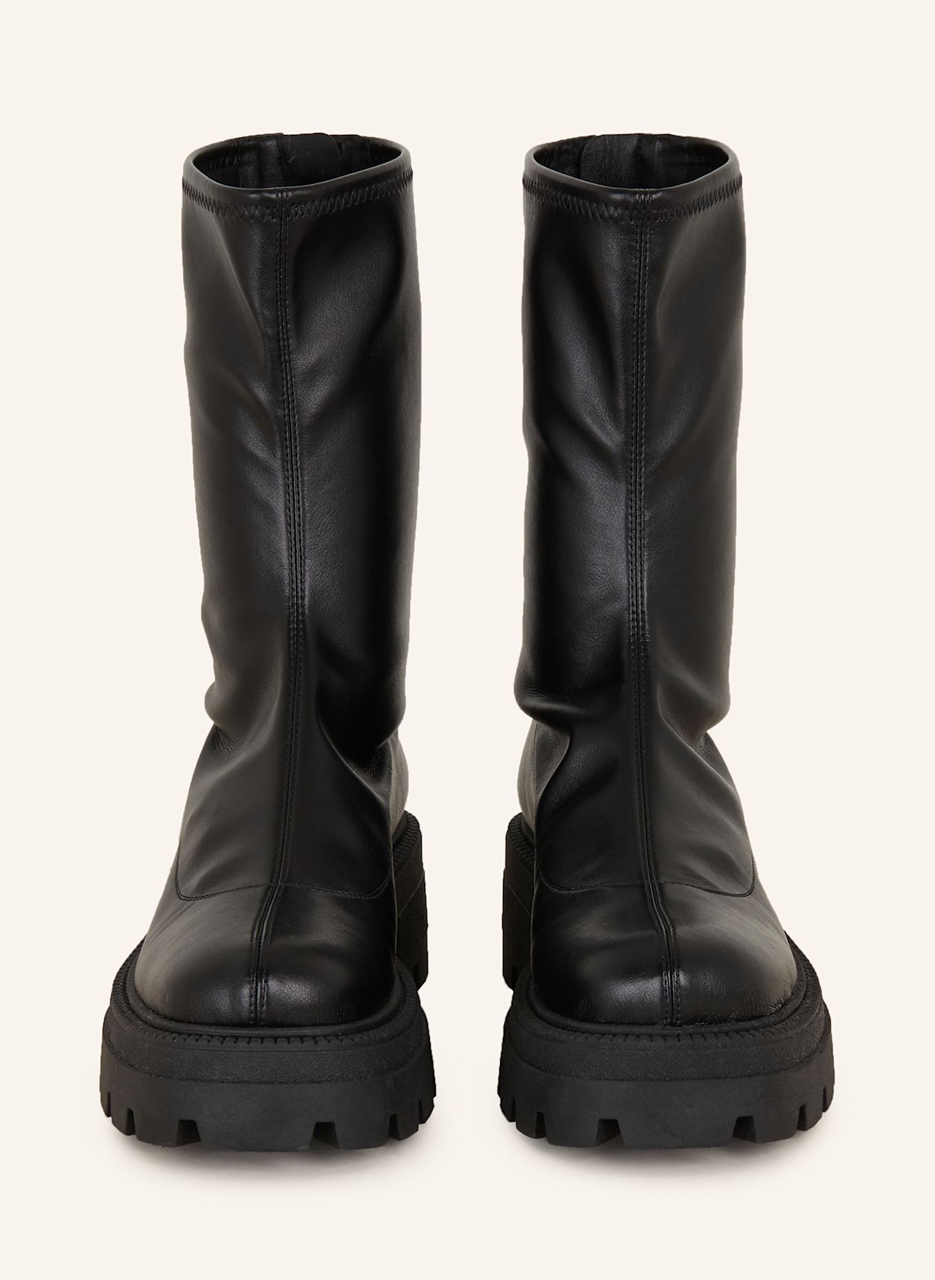 sergio rossi Plateau-Boots: SCHWARZ