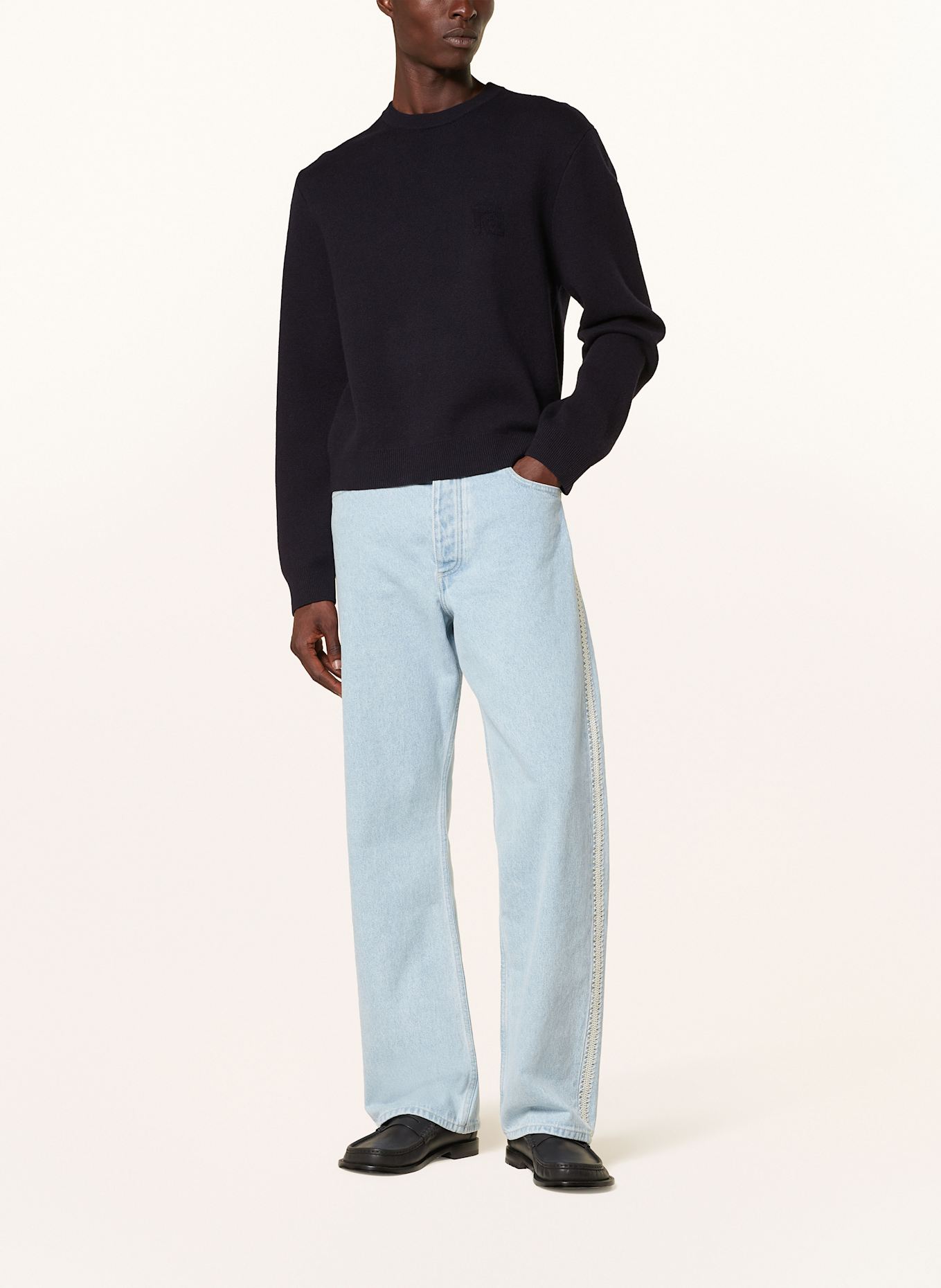 Nanushka Pullover STONO: DUNKELBLAU