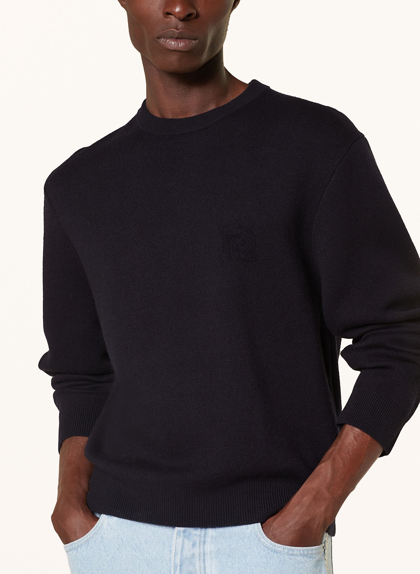 Nanushka Pullover STONO: DUNKELBLAU