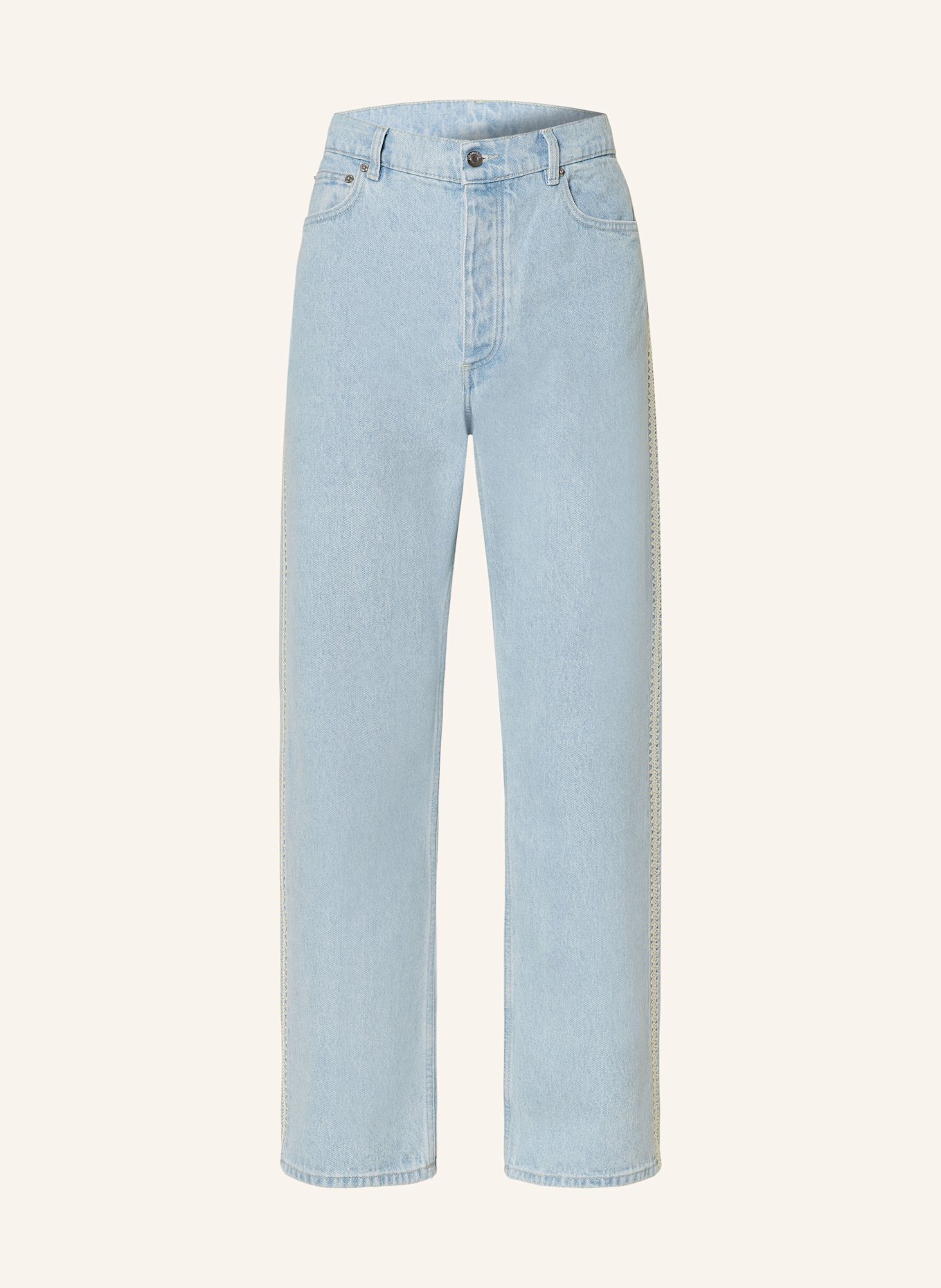 Nanushka Jeans GANNON: ECO BLEACH/CREME