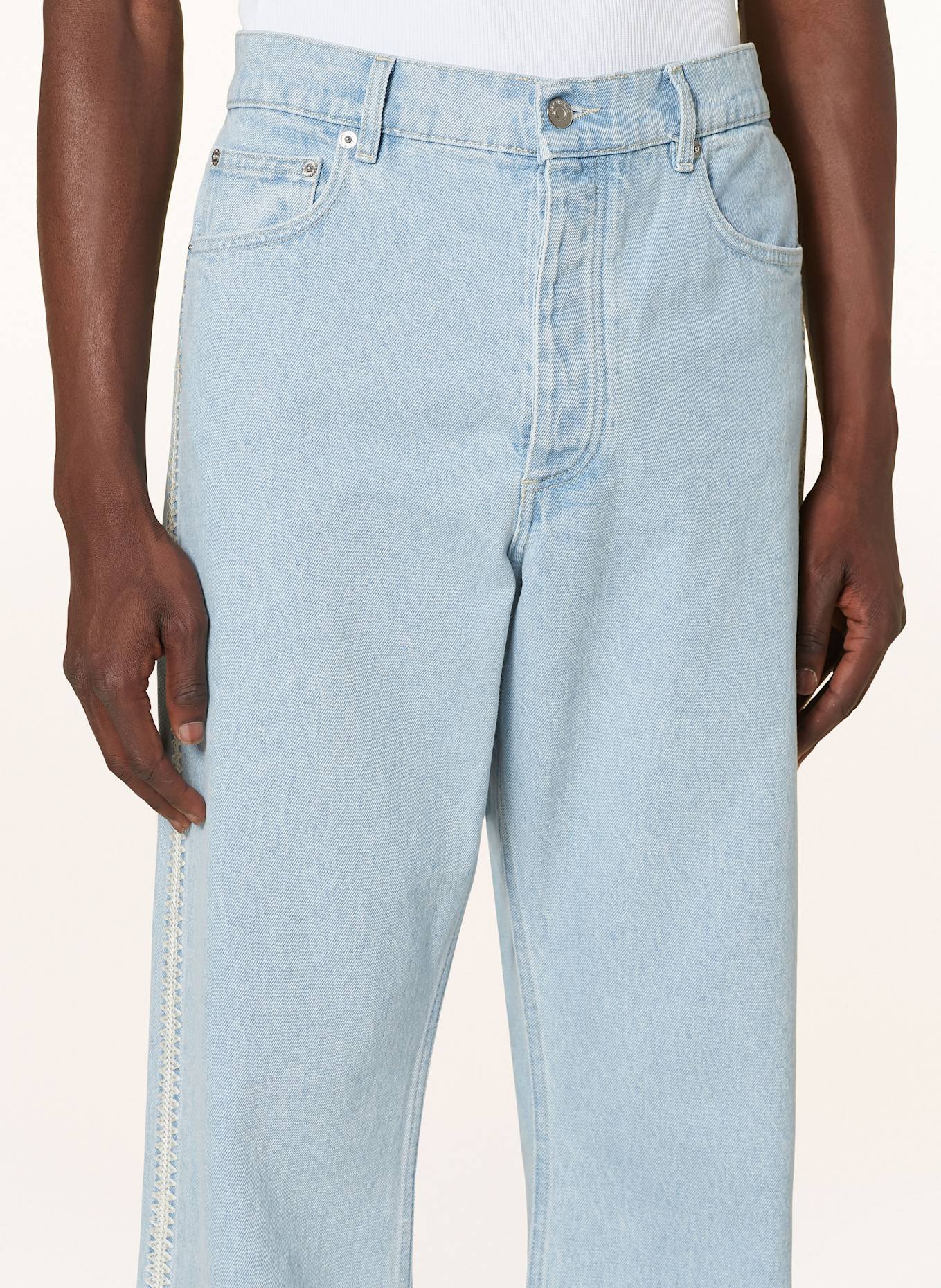 Nanushka Jeans GANNON: ECO BLEACH/CREME