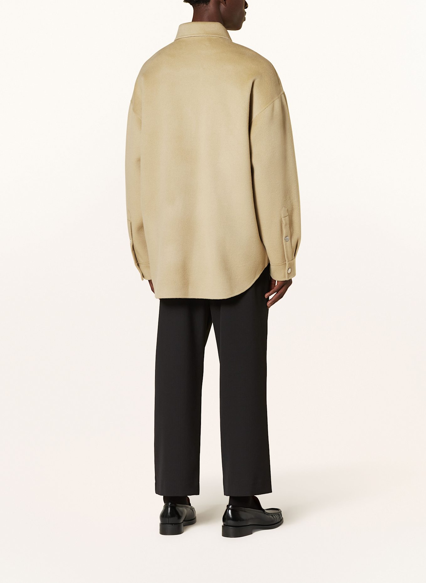 Nanushka Overjacket MARTIN: BEIGE