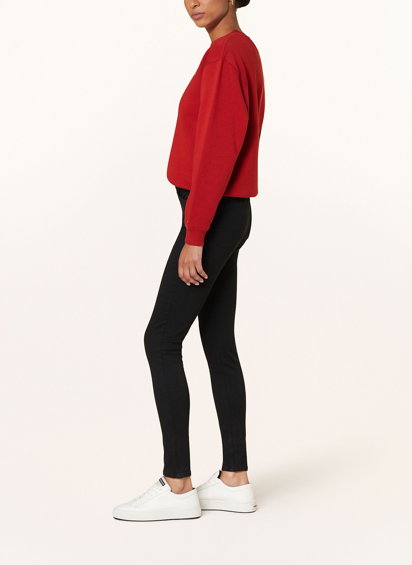 TOMMY JEANS Skinny Jeans NORA: 1BZ Denim Black