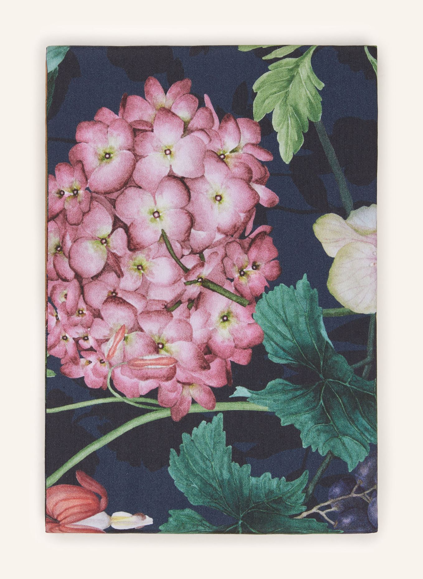 SCHLOSSBERG Kissenbezug OPHELIA: DUNKELBLAU / GRÜN / FUCHSIA