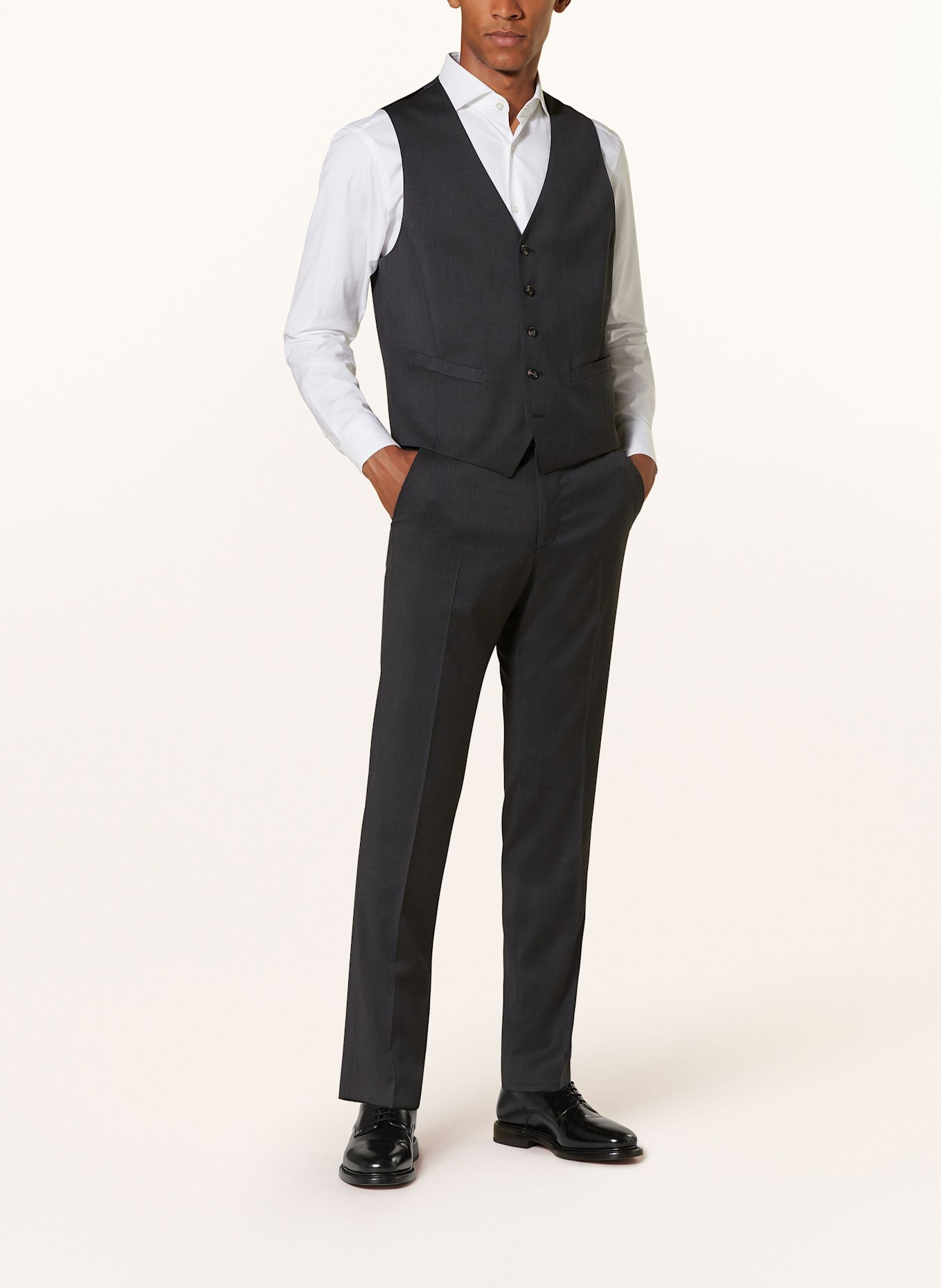 DIGEL Kamizelka garniturowa ADAM regular fit: 42 GRAU