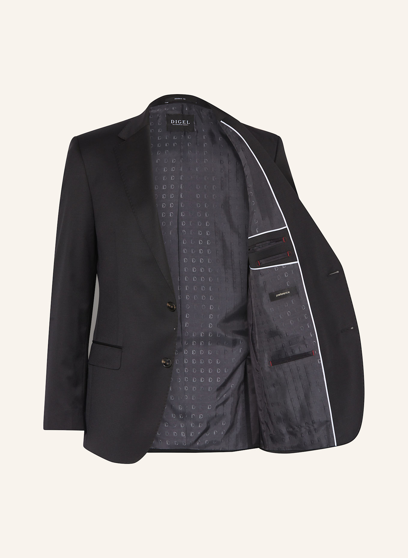 DIGEL Suit jacket DUNCAN Regular Fit, Color: BLACK (Image 4)