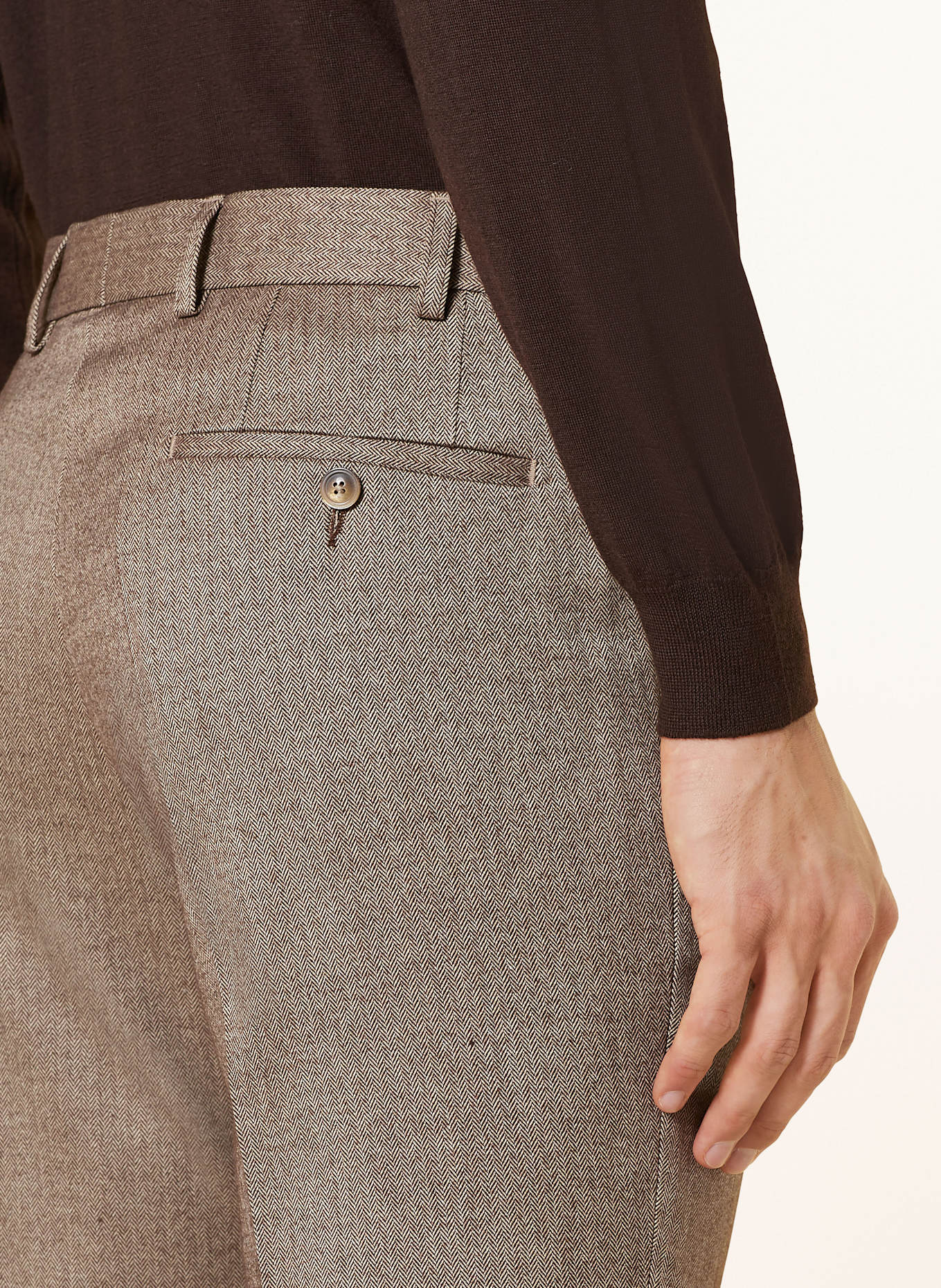 DIGEL Suit trousers SERGIO modern fit: 32 BRAUN