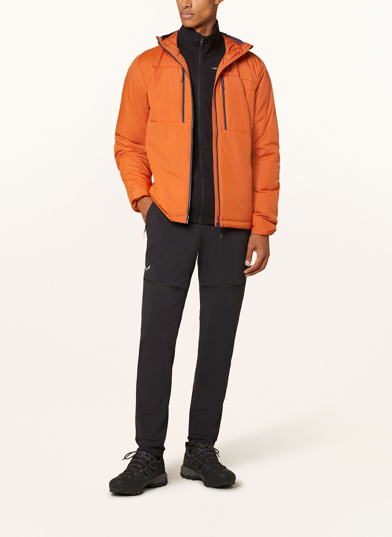 me°ru' Funktionsjacke LEVELOCK: ORANGE