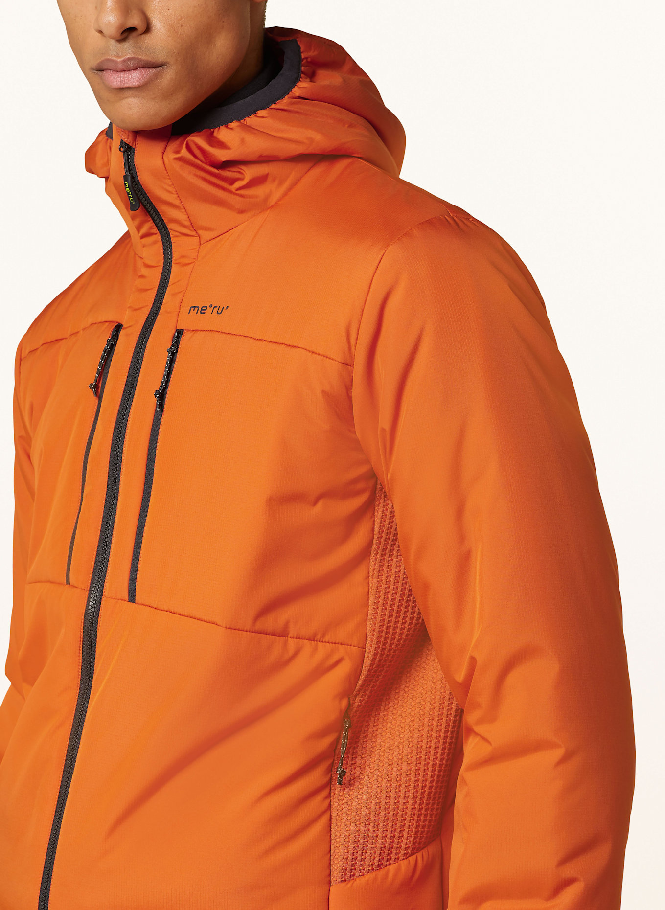 me°ru' Funktionsjacke LEVELOCK: ORANGE