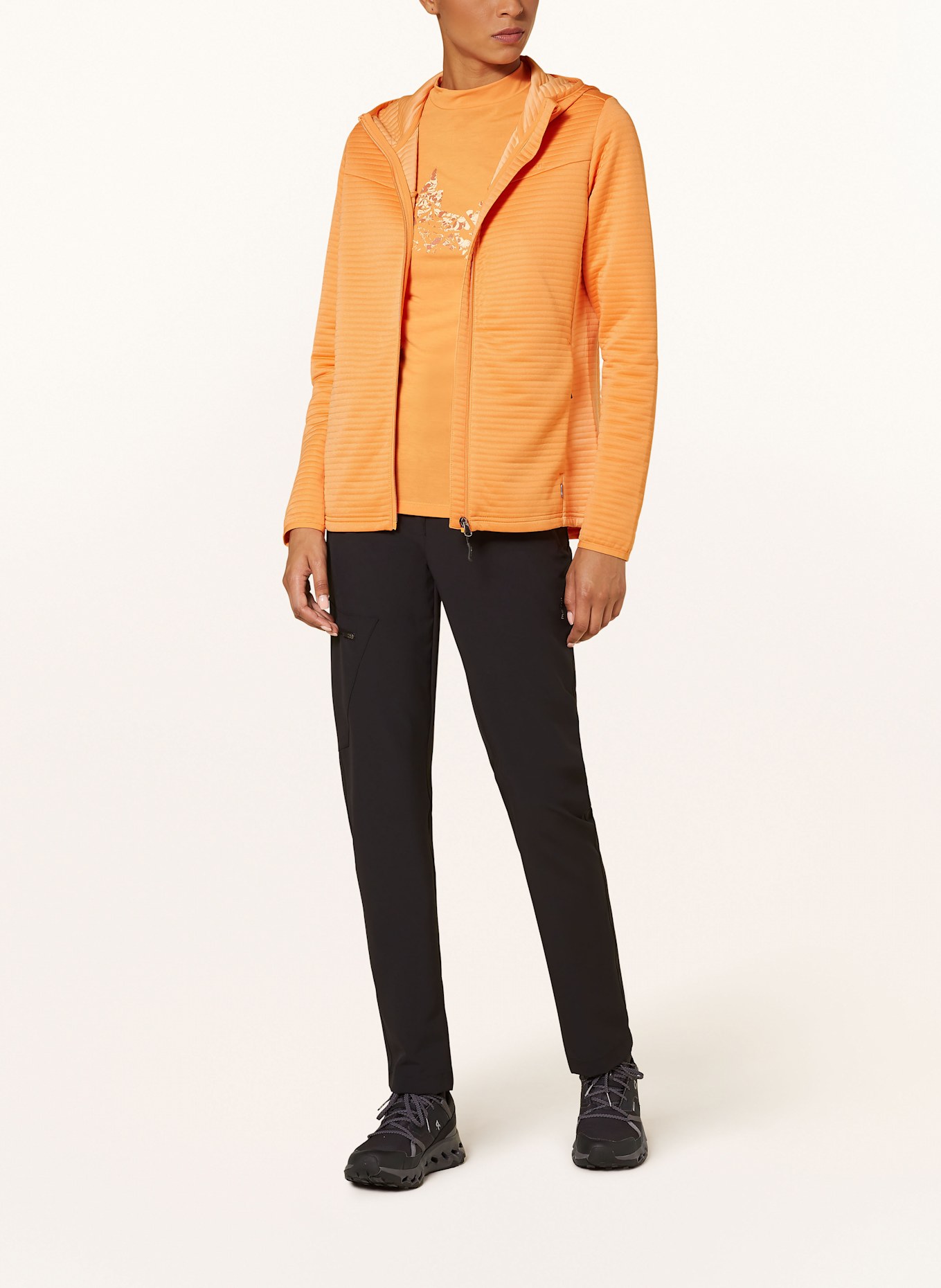 me°ru' Midlayer-Jacke SKARA: ORANGE