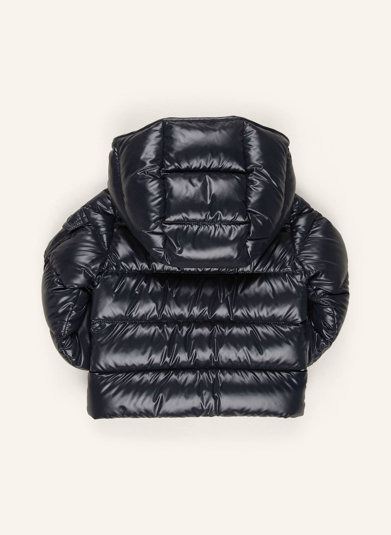 MONCLER enfant Daunenjacke MAYA mit abnehmbarer Kapuze: DUNKELBLAU
