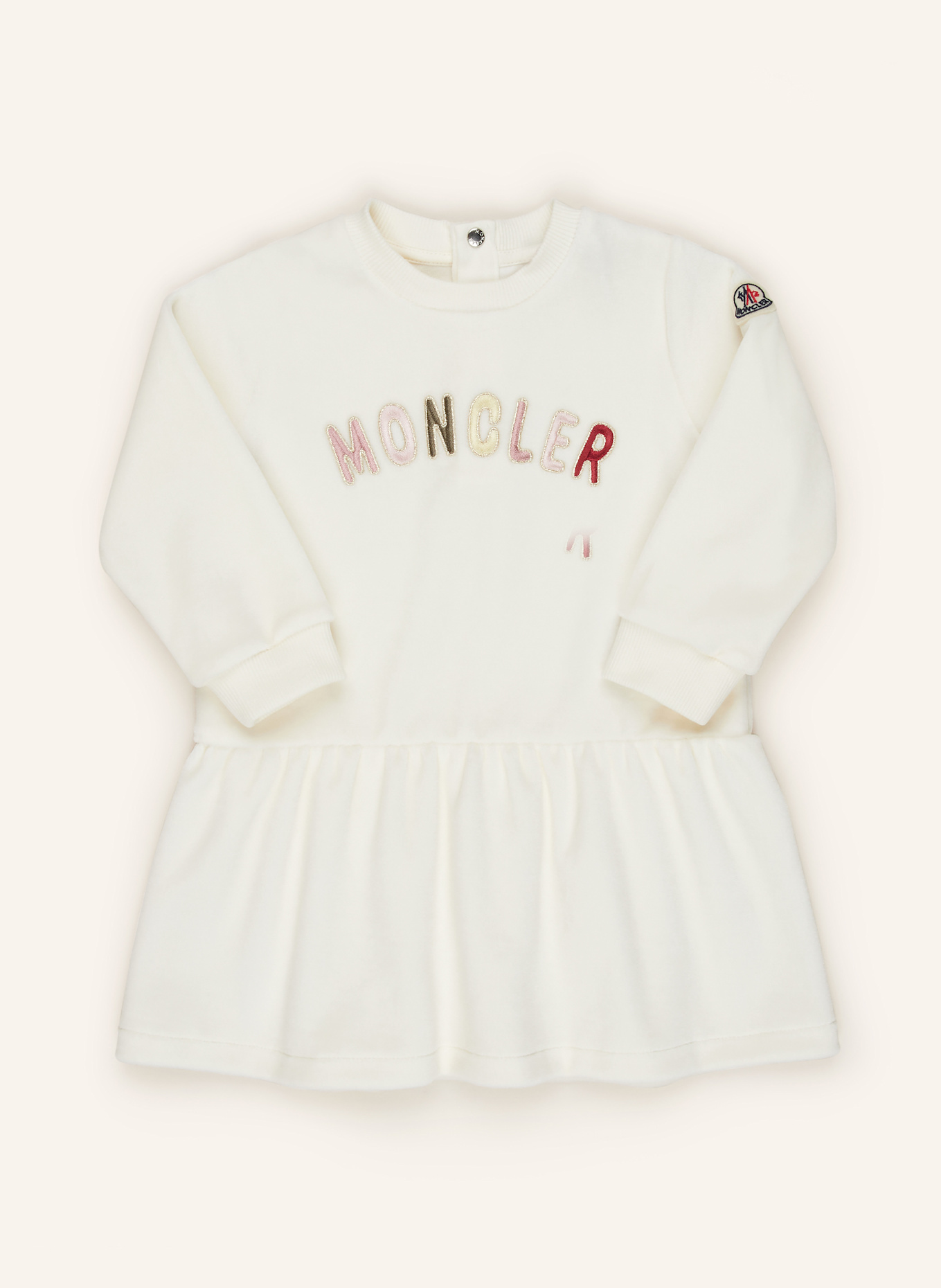 MONCLER enfant Nickikleid: WEISS