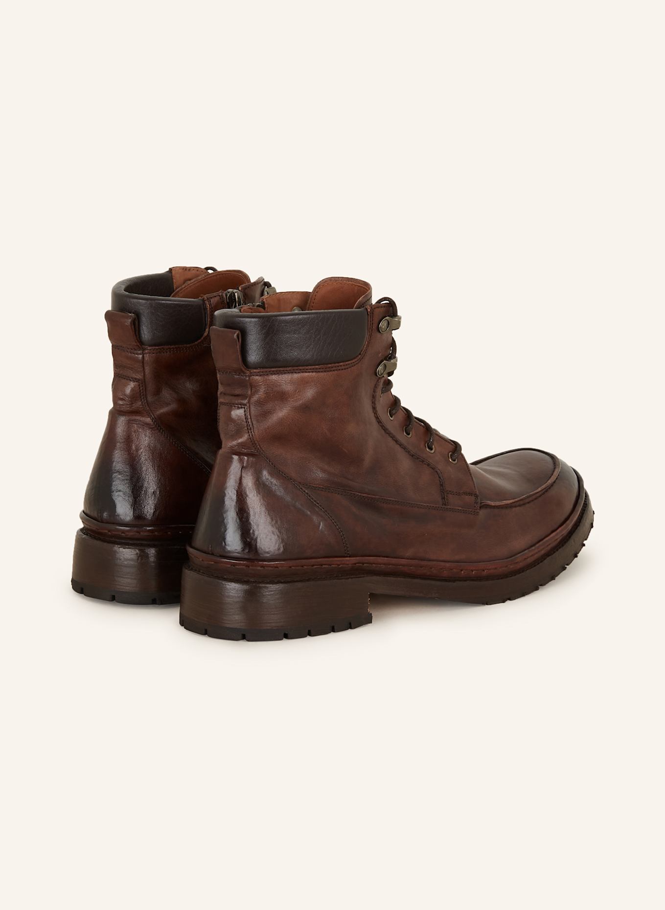 Cordwainer Lace-up boots: DARK BROWN