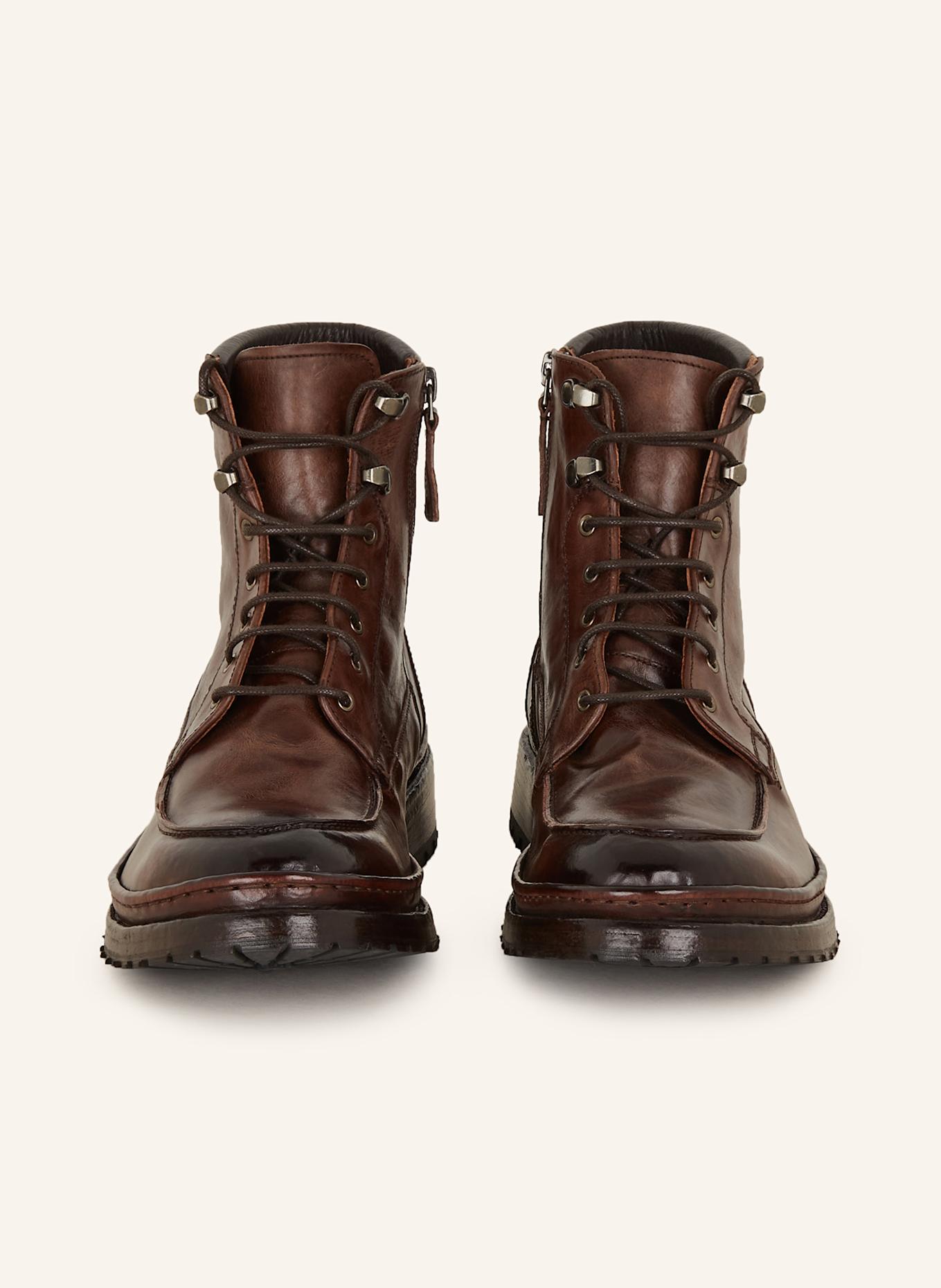 Cordwainer Lace-up boots: DARK BROWN
