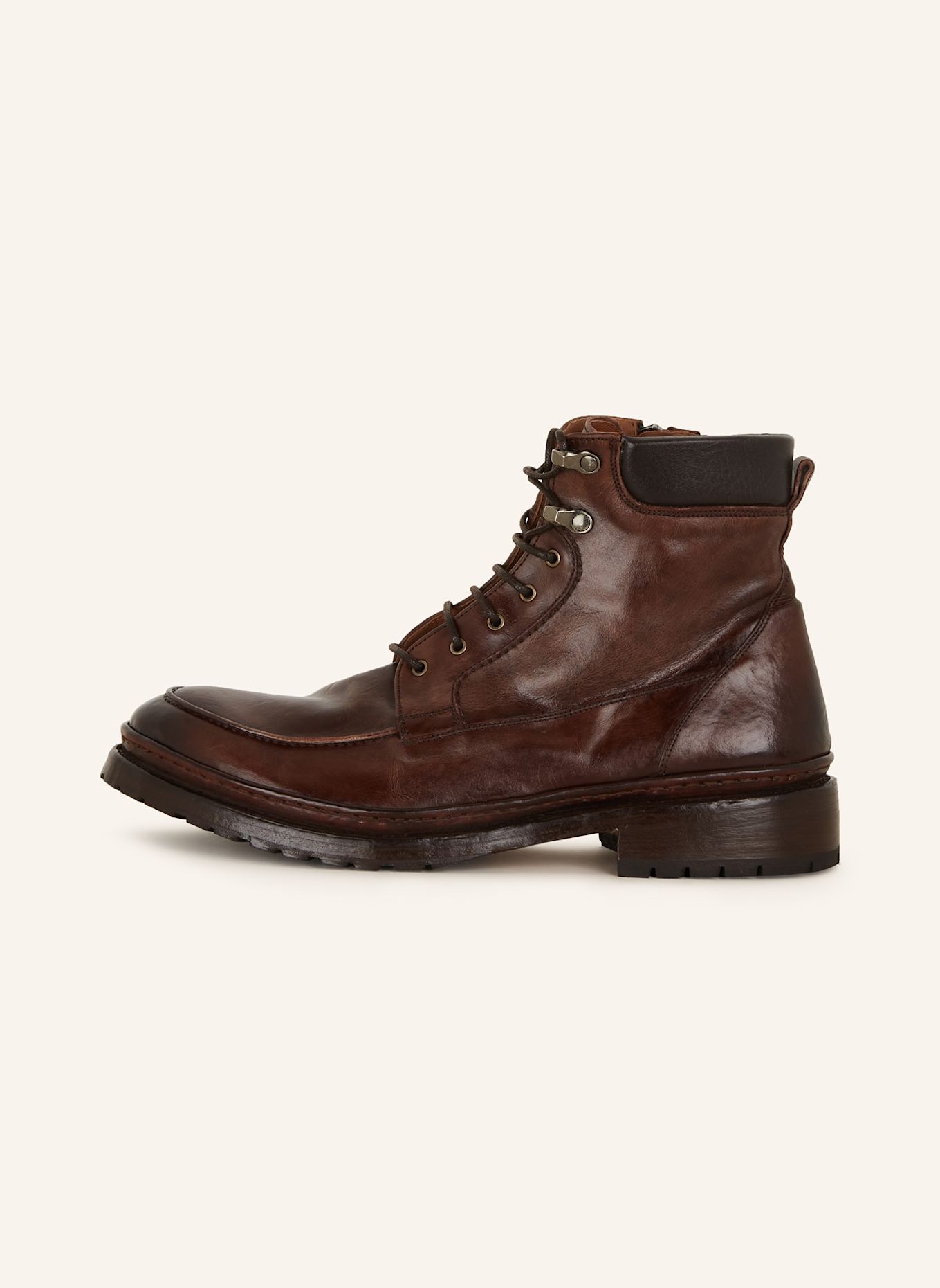 Cordwainer Lace-up boots: DARK BROWN