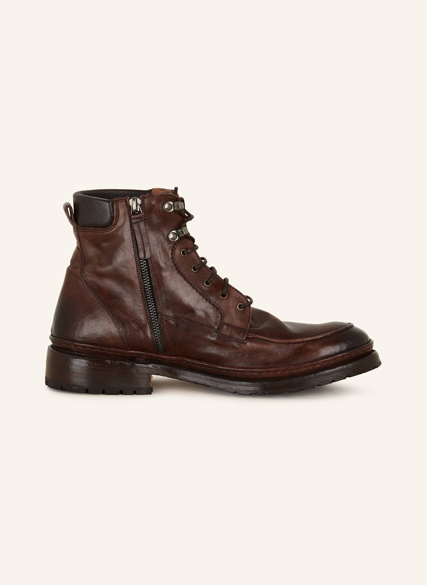 Cordwainer Lace-up boots: DARK BROWN
