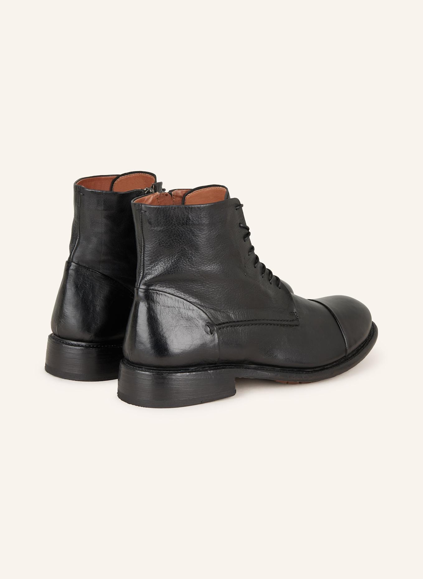 Cordwainer Lace-up boots: BLACK