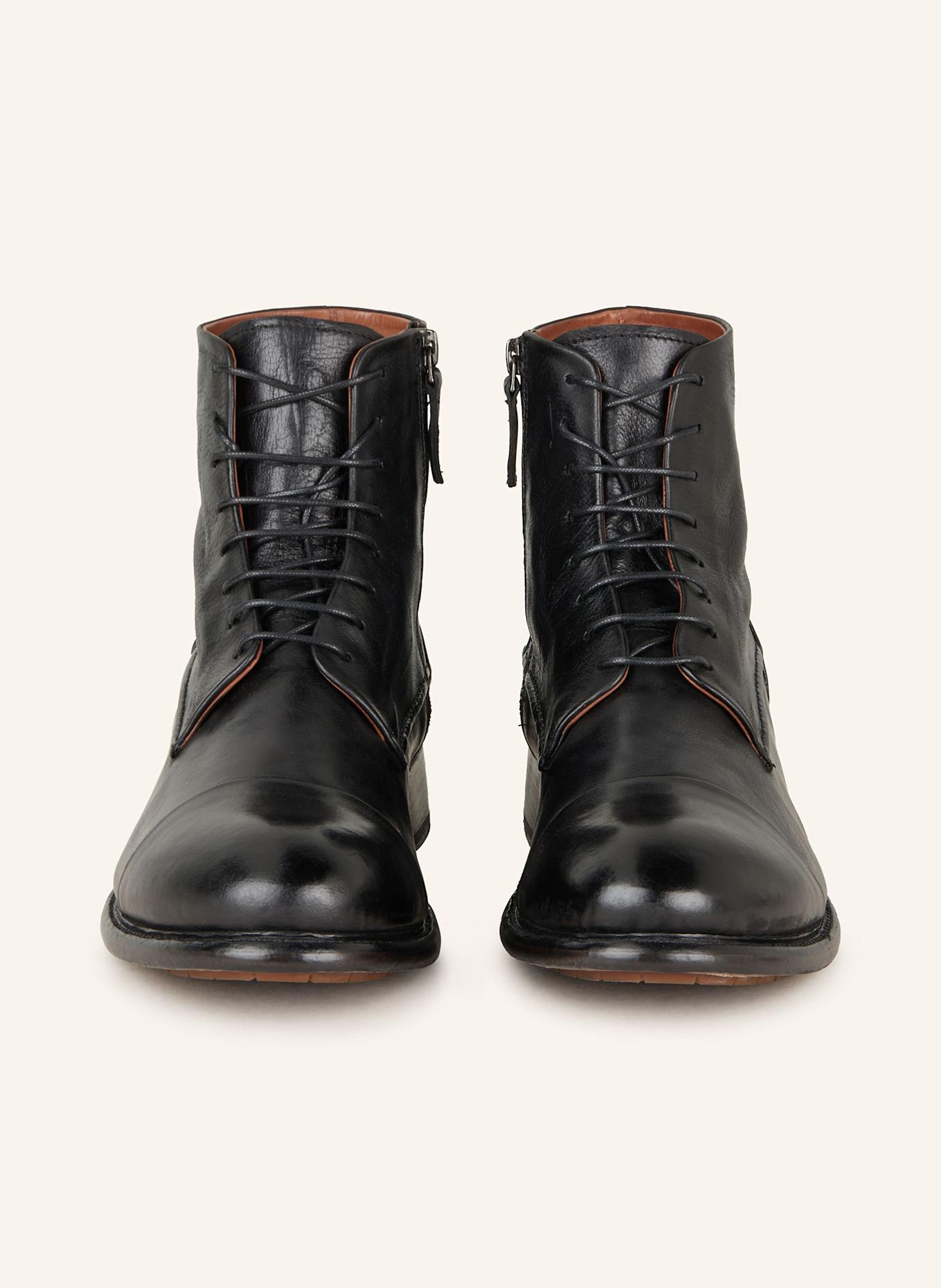 Cordwainer Lace-up boots: BLACK
