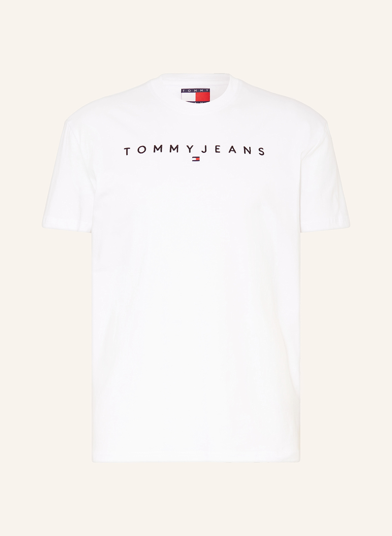 Tommy jeans white t shirt hotsell