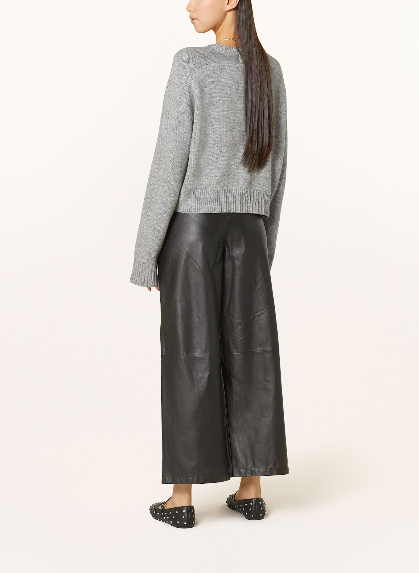 MRS & HUGS Lederhose: SCHWARZ