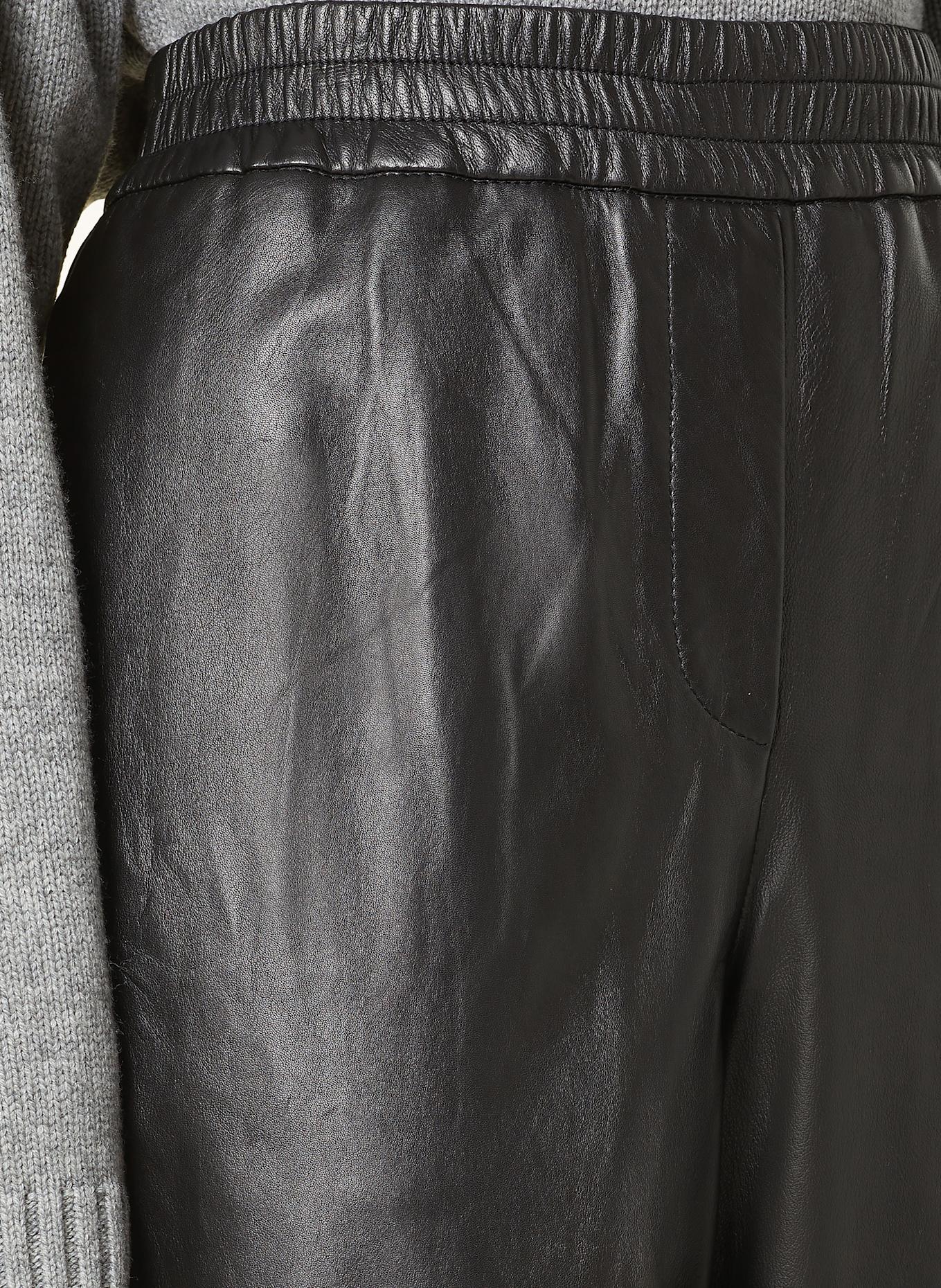 MRS & HUGS Lederhose: SCHWARZ