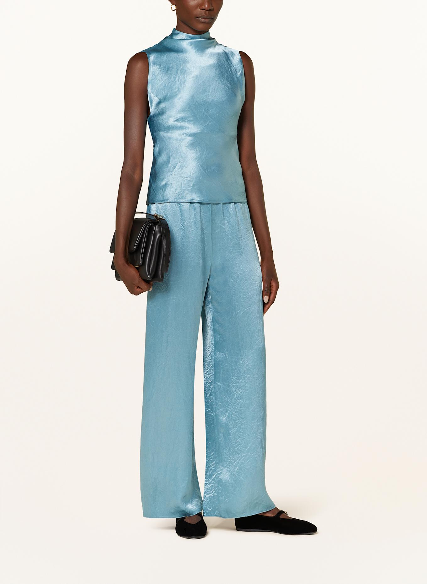 Nanushka Satintop COLSON: TÜRKIS