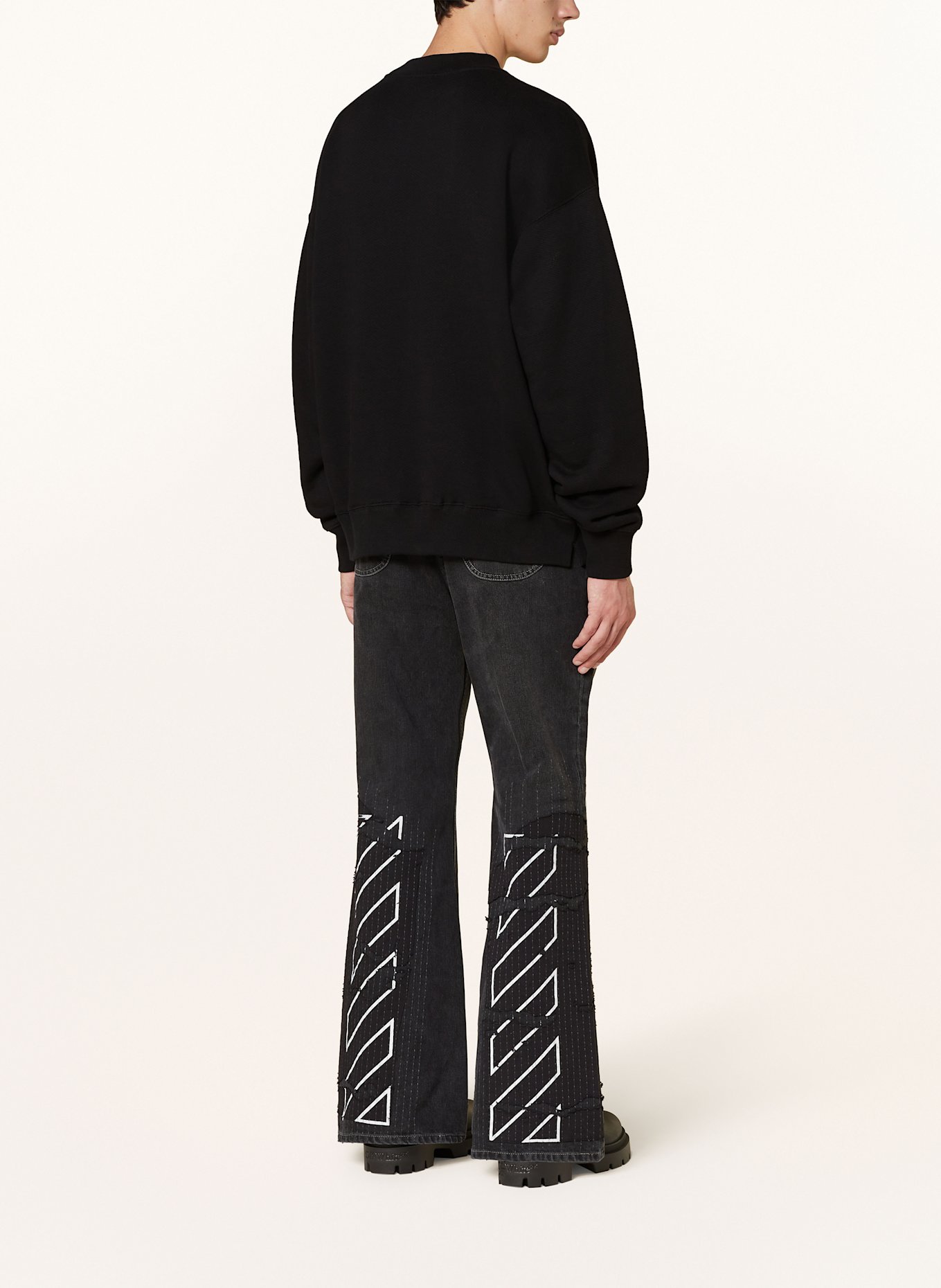 Off-White Mikina: ČERNÁ