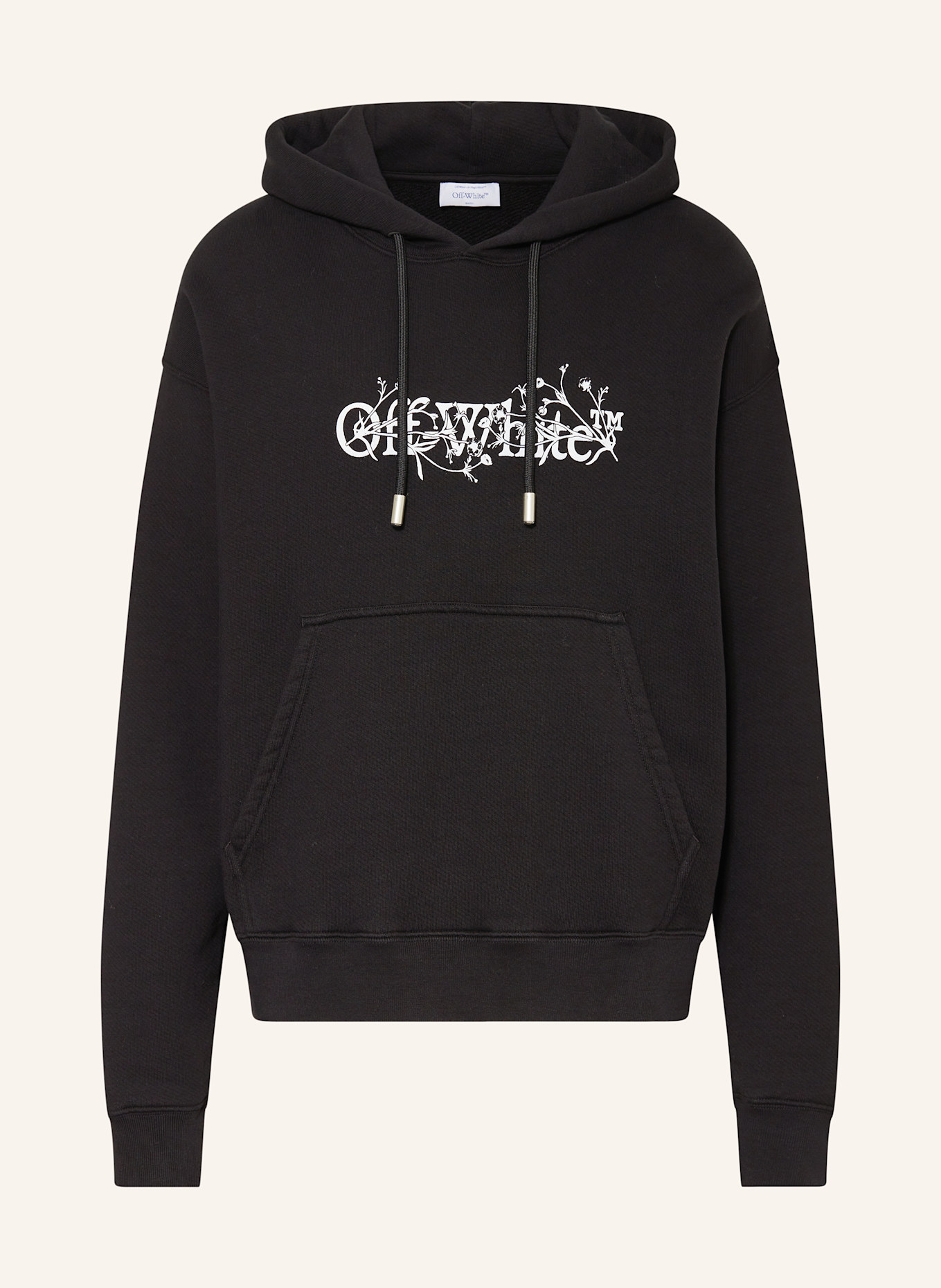 Off White Hoodie in black white