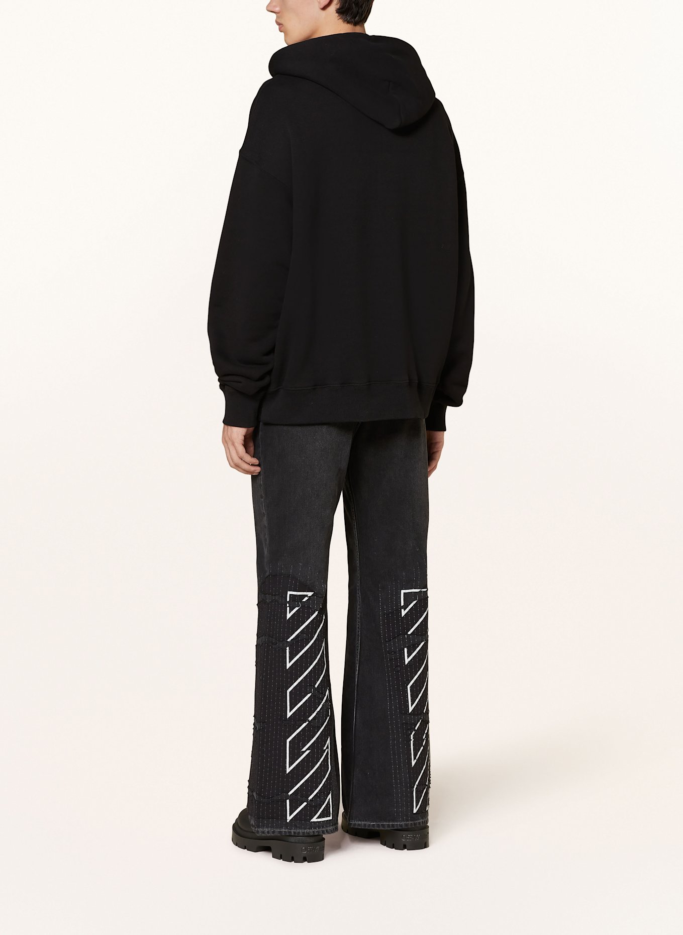 Off-White Jeansy flared fit: 303 VINTAGE BLACK - OF