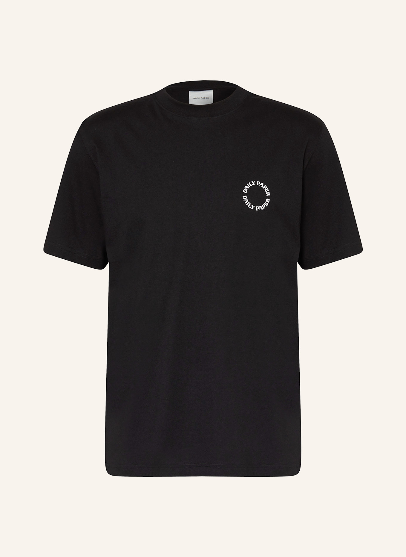 DAILY PAPER T-shirt ORBIT, Color: BLACK (Image 1)