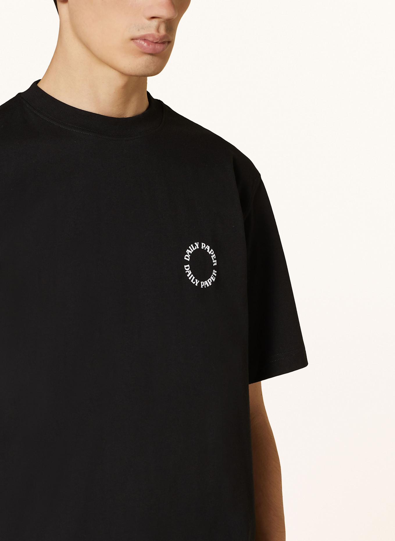 DAILY PAPER T-shirt ORBIT, Color: BLACK (Image 4)