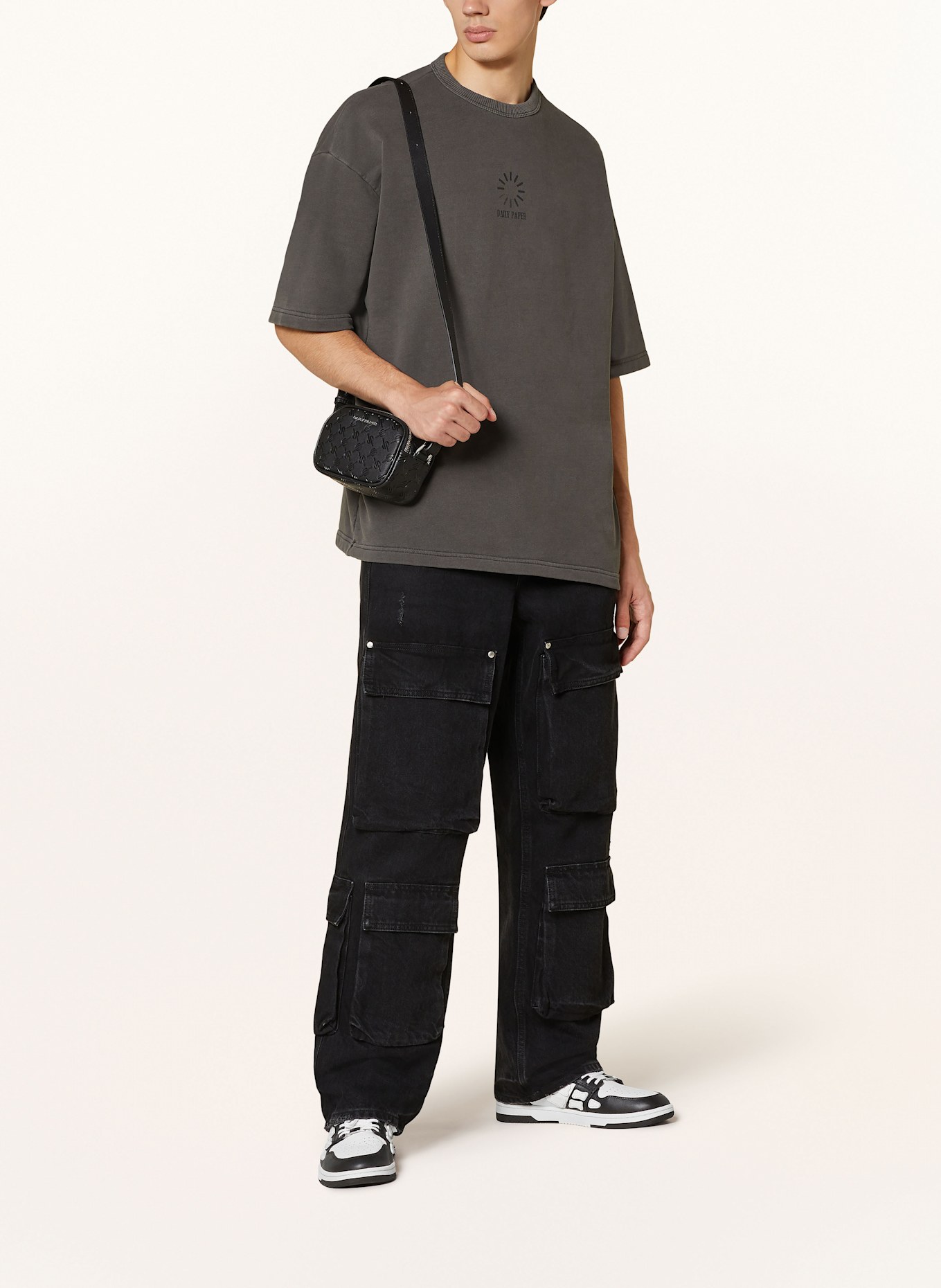 DAILY PAPER Oversized shirt: DARK GRAY