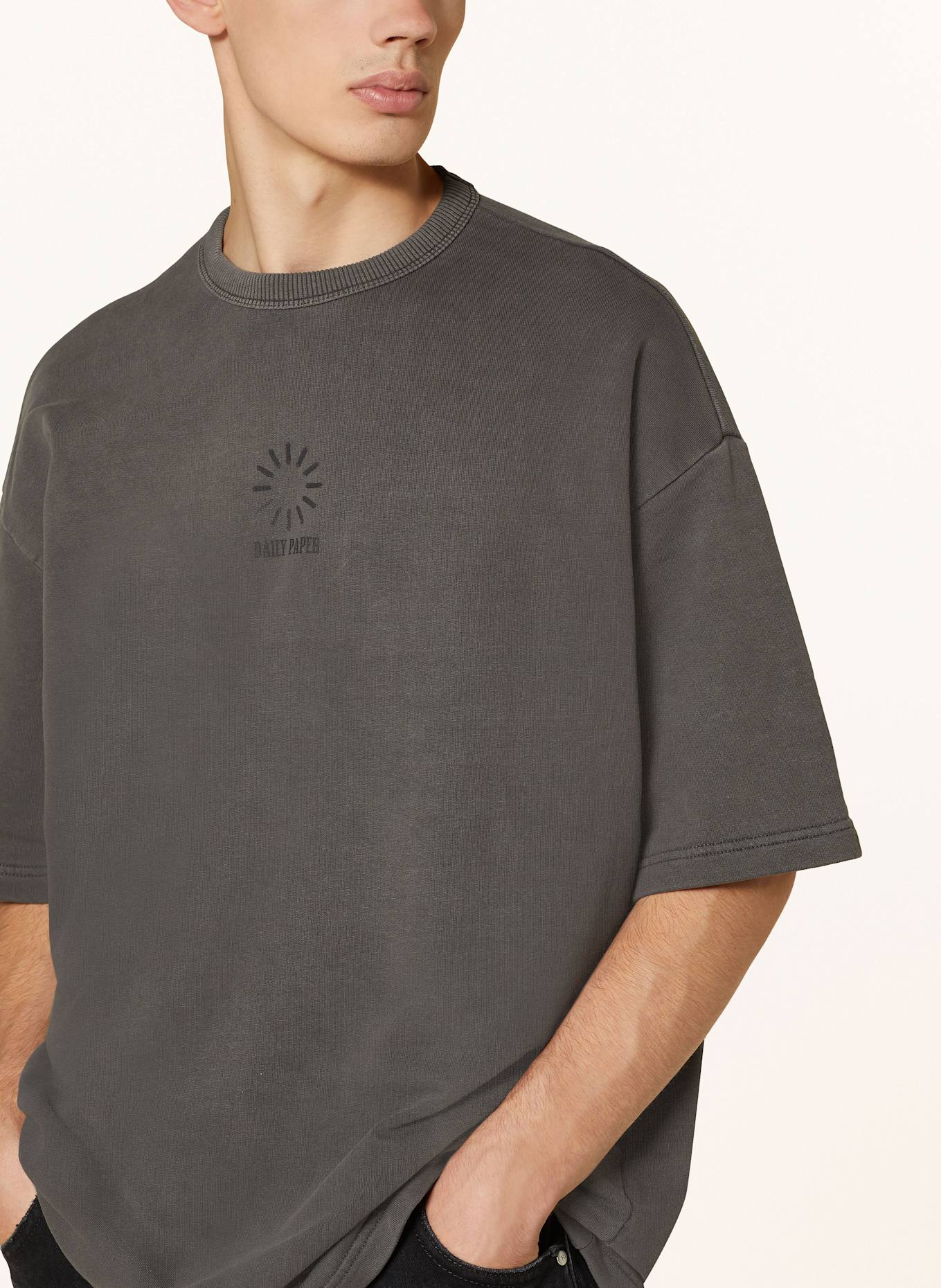 DAILY PAPER Oversized shirt: DARK GRAY