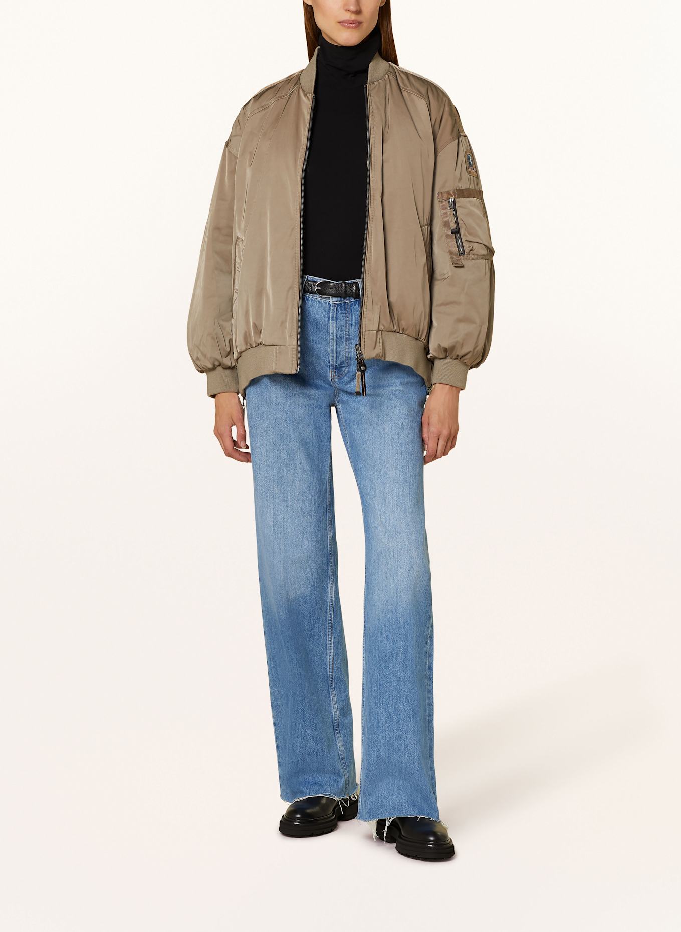 PARAJUMPERS Daunenblouson zum Wenden: TAUPE