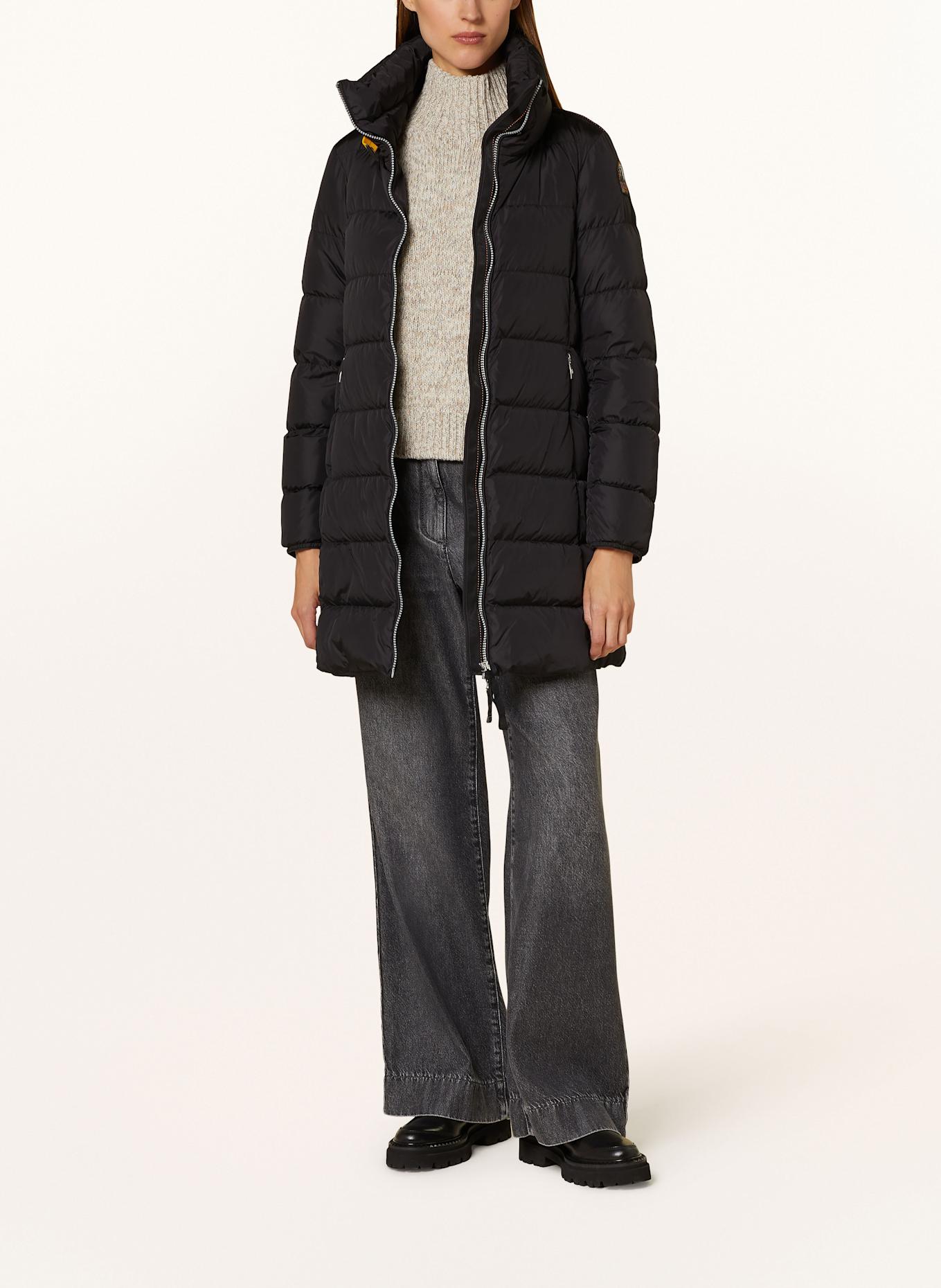 PARAJUMPERS Daunenmantel MALANDRA: SCHWARZ