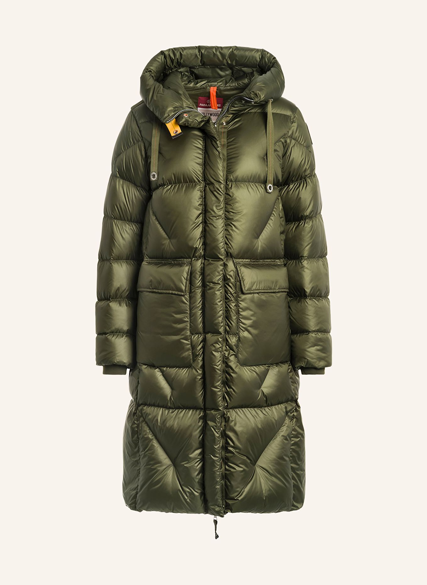 Parajumpers Damen Daunenmantel Khaki Parajumpers – Leah Hooded