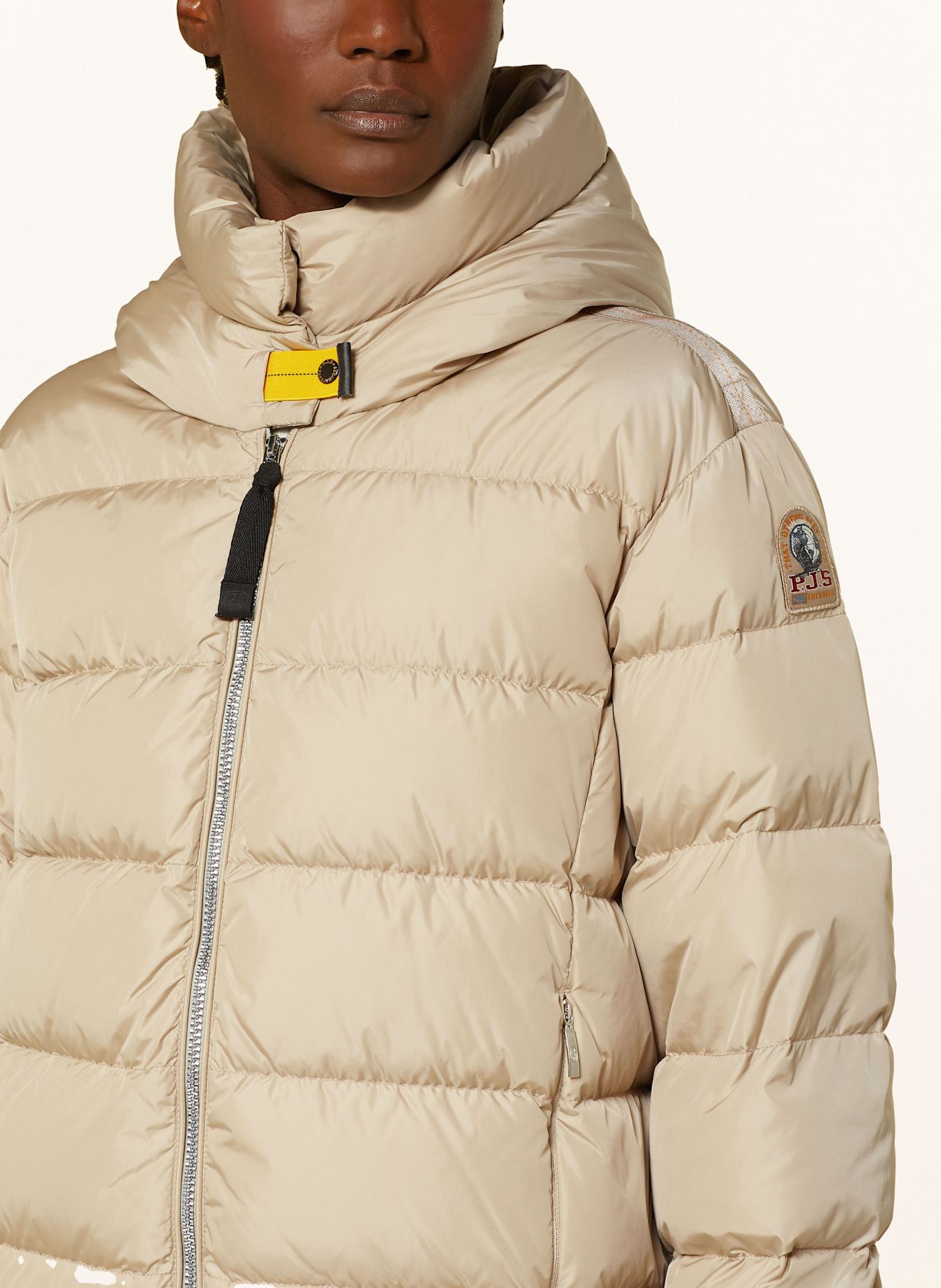 PARAJUMPERS Péřová bunda JINNY: BÉŽOVÁ