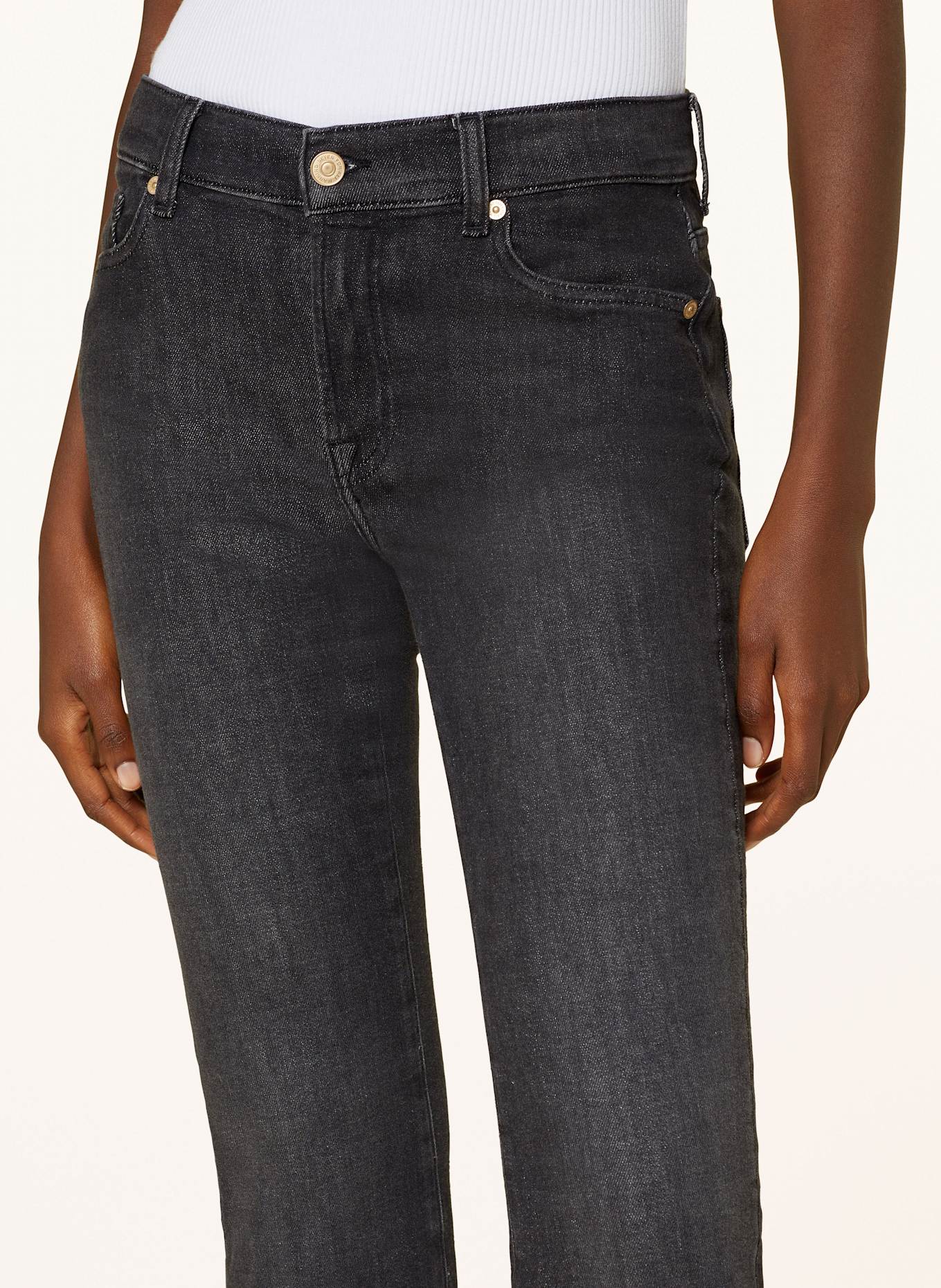 7 for all mankind Bootcut jeans, Color: BLACK (Image 5)