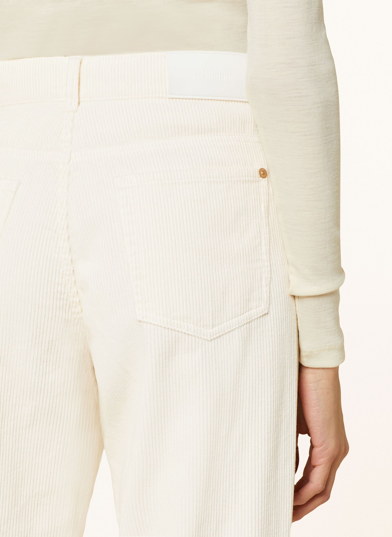 7 for all mankind Cordhose TESS: CREME