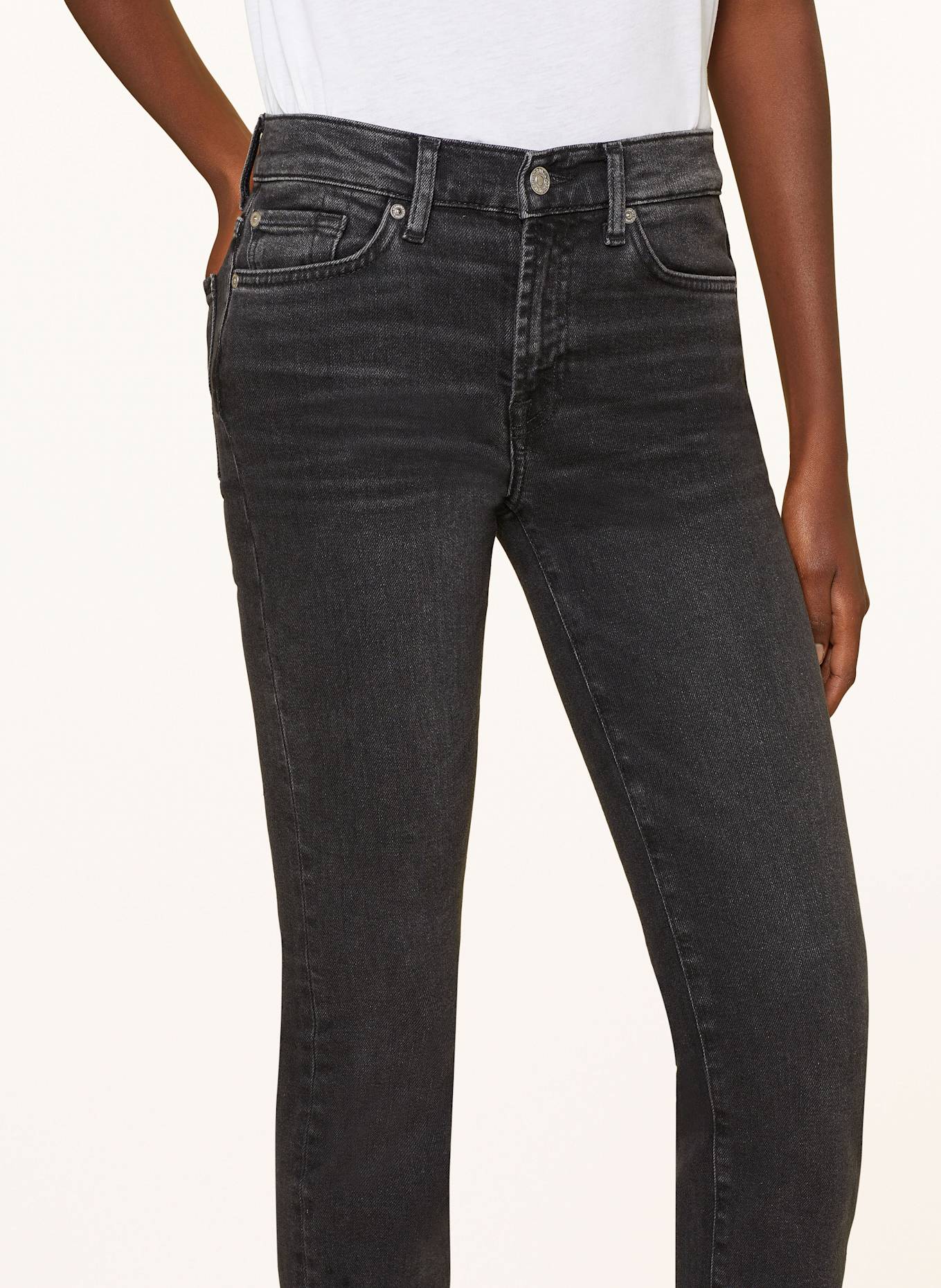 7 for all mankind Jeans ROXANNE, Farbe: BLACK (Bild 5)