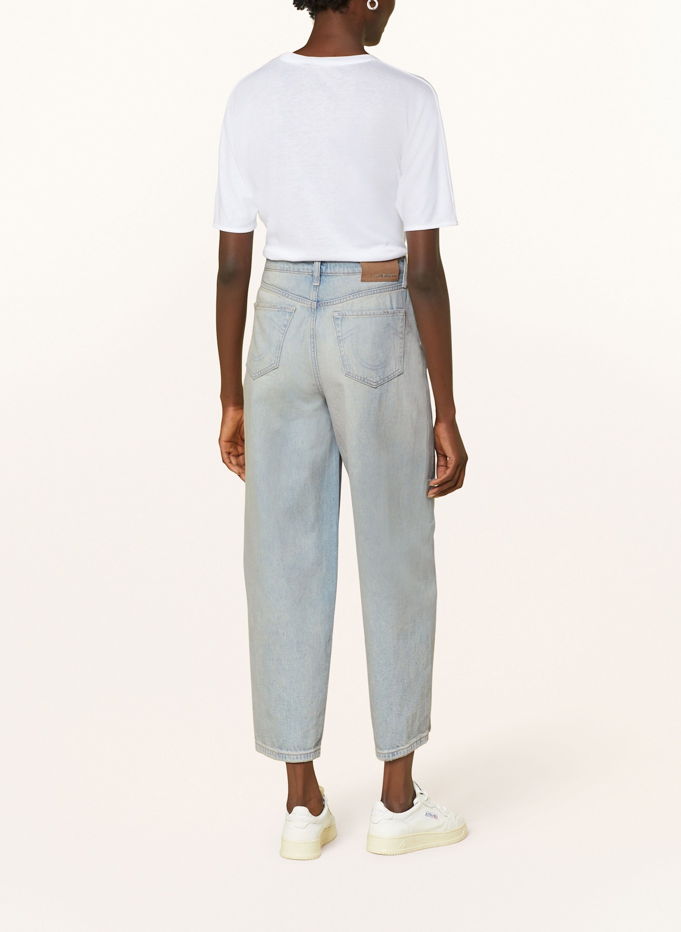 TRUE RELIGION Mom džíny BROOKE: 4000 LIGHT BLUE