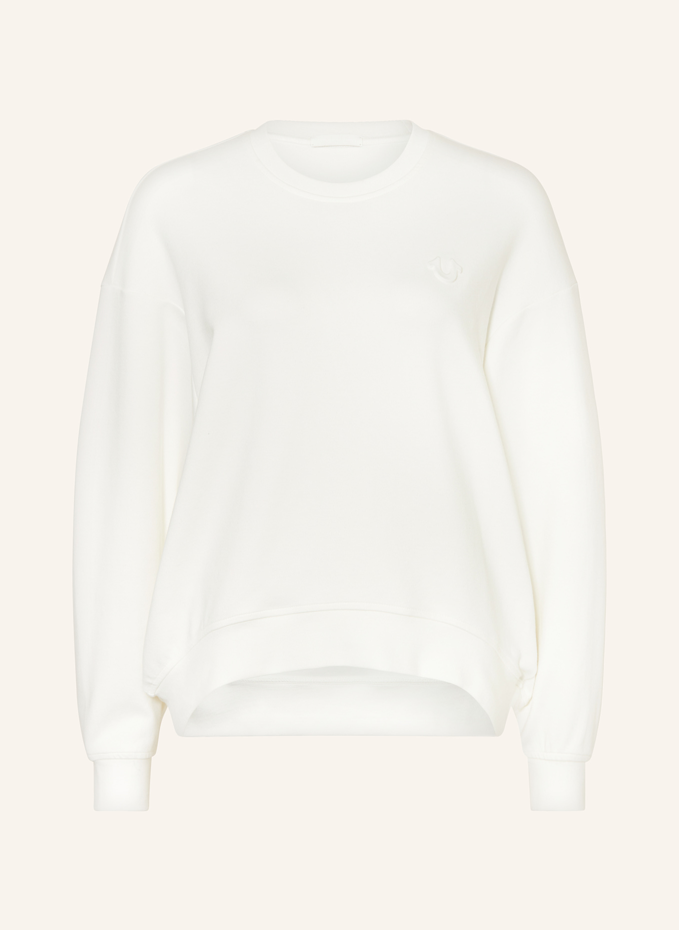 TRUE RELIGION Sweatshirt, Color: ECRU (Image 1)