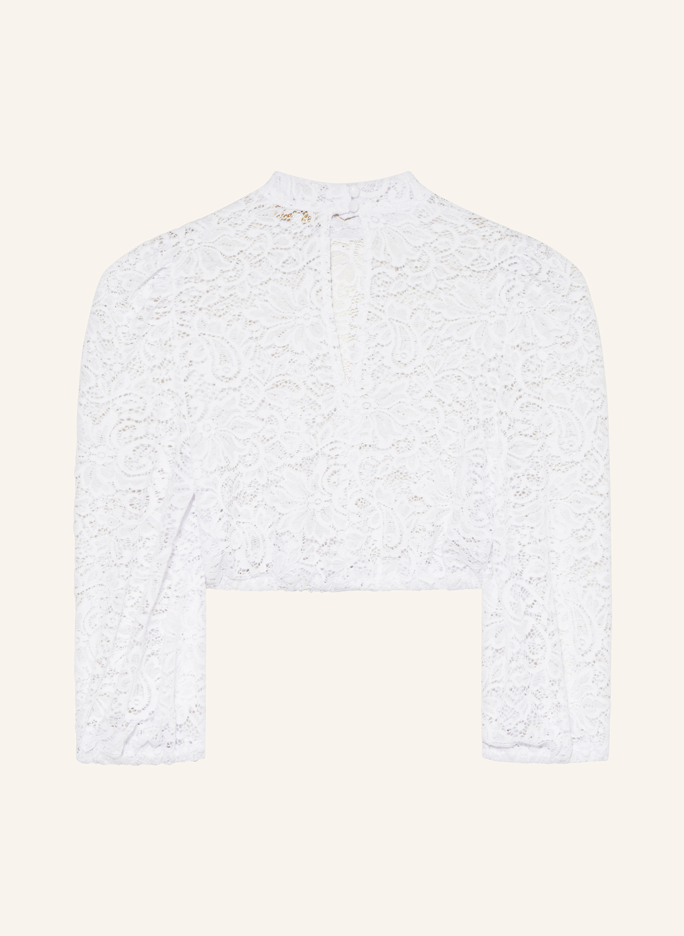 AlpenHERZ Dirndlbluse ZOE aus Spitze: WEISS